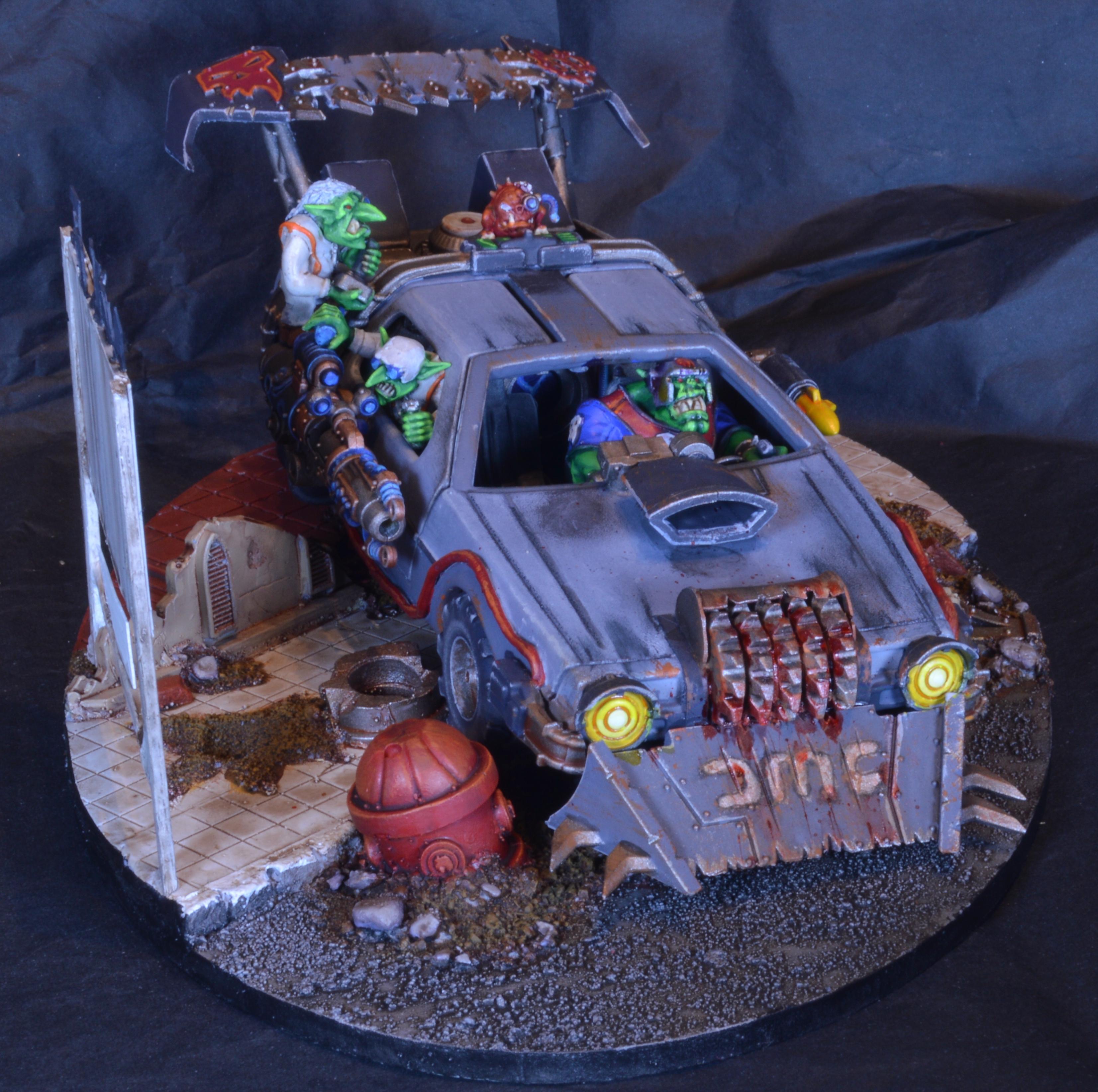 Conversion, Delorean, Ork Shokkjump Delorean, Orks, Rk Shokkjump Dragsta