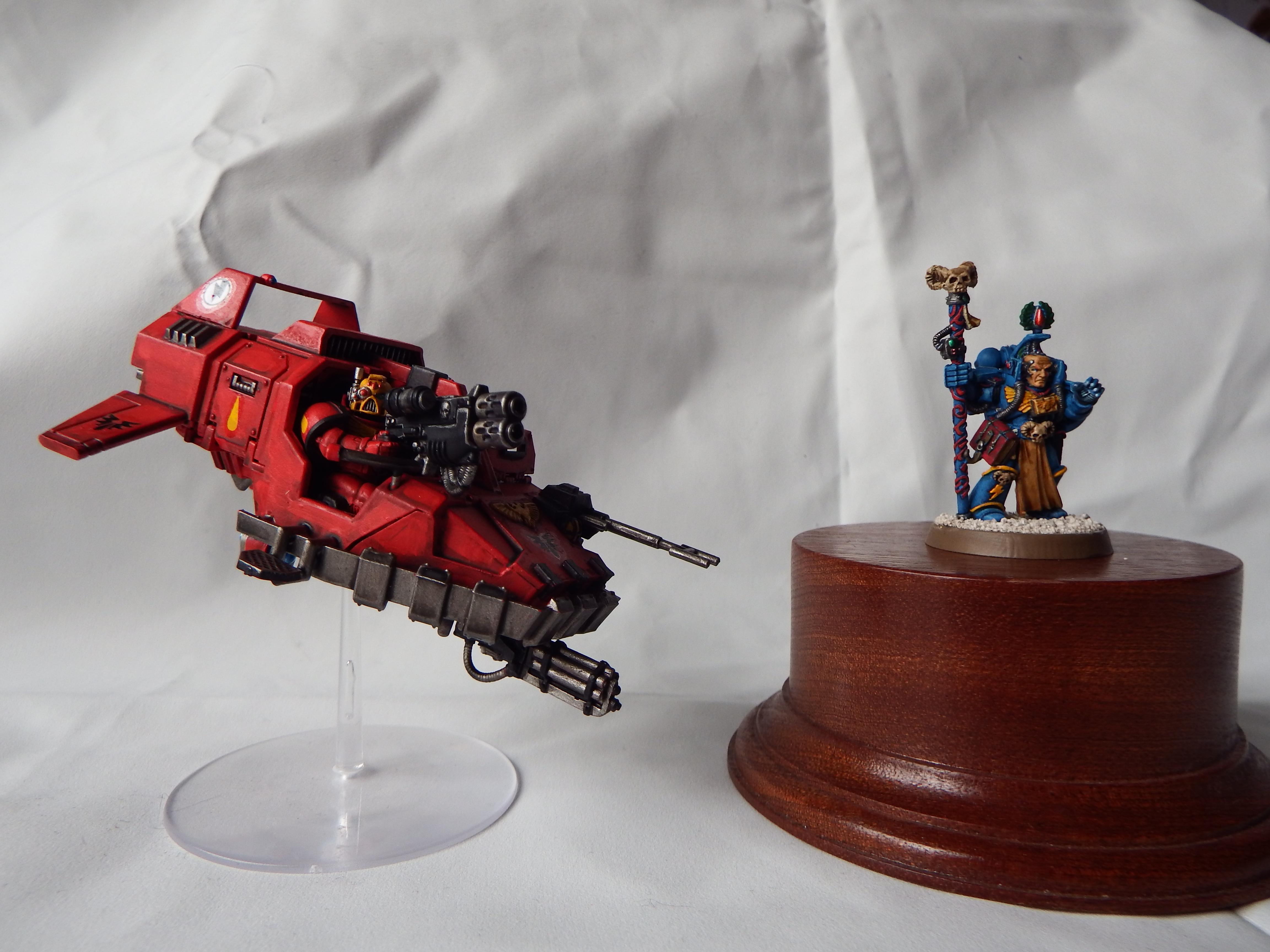 Blood Angels, Land Speeder, Librarian, Space Marines