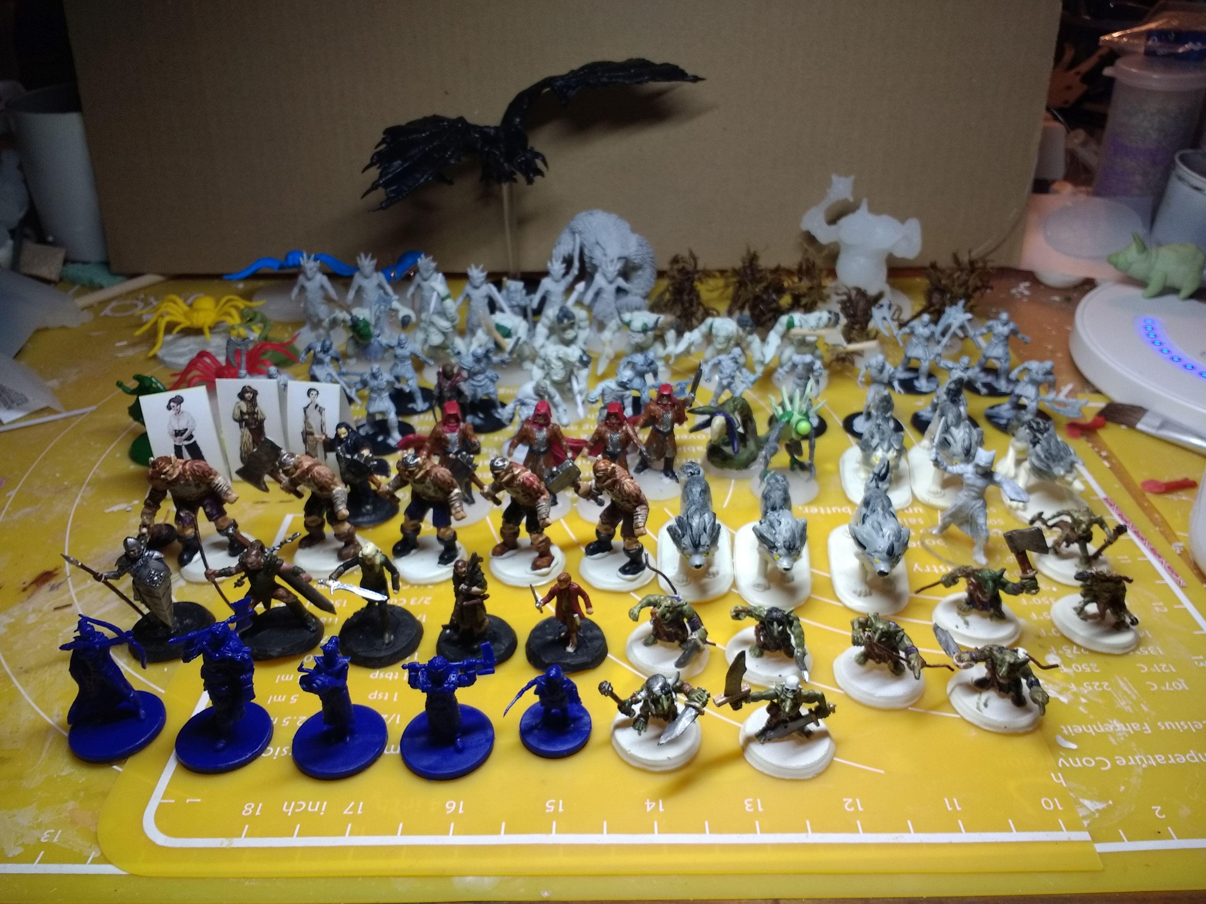 Campaign, Dungeons And Dragons, Minis, Starter