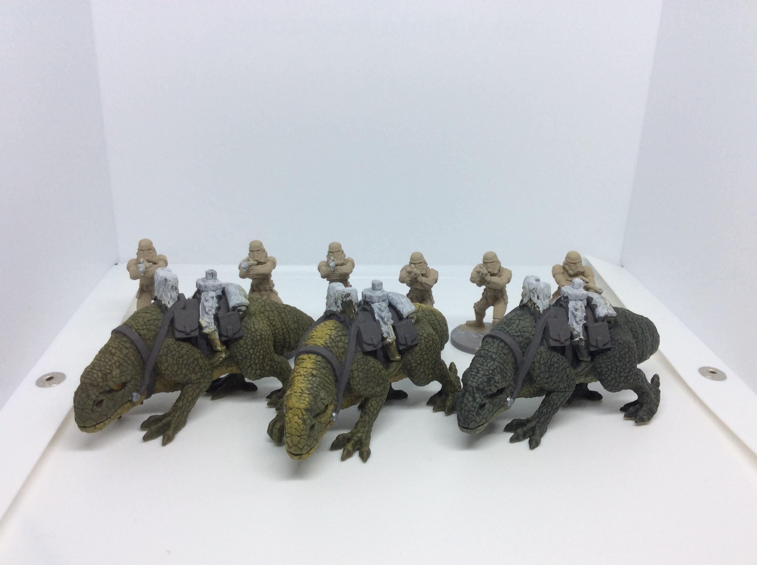 Dewback, Star Wars, Stormtrooper, Work In Progress