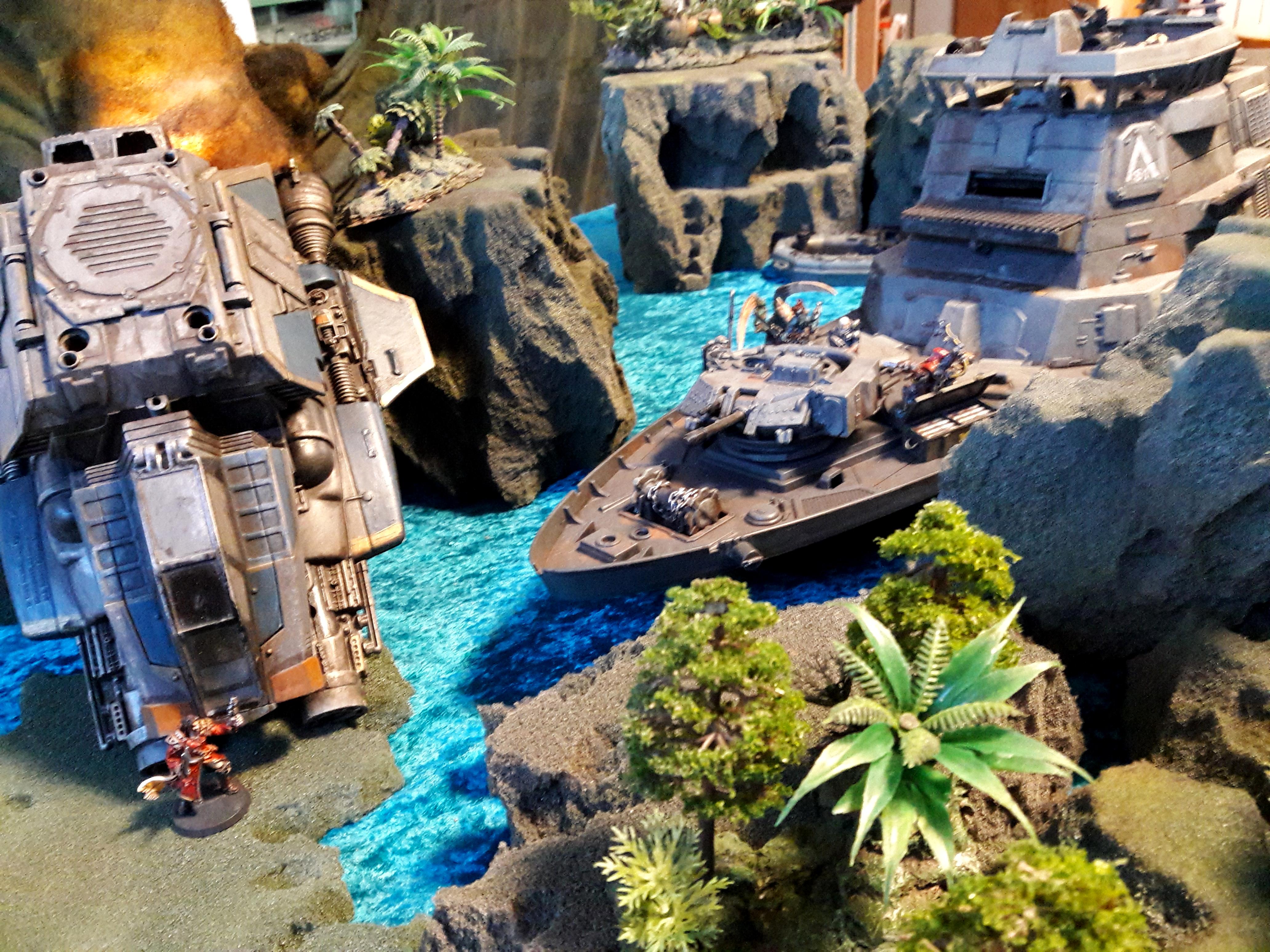 Diorama, Shipwreck, Terrain