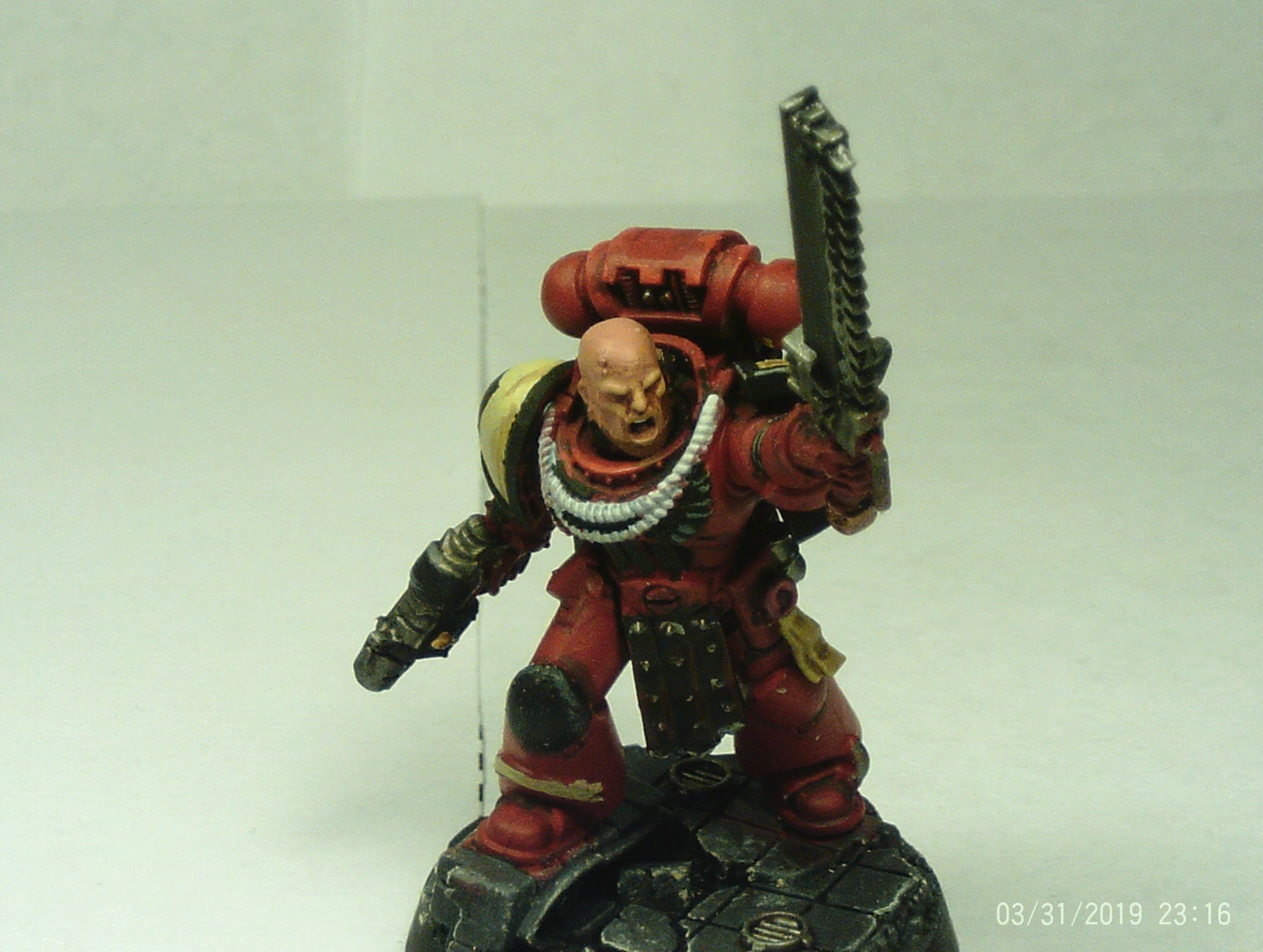 Blood, Boltgun, Captain, Hero, Imperial, Raven, Space, Space Marines, Tactical