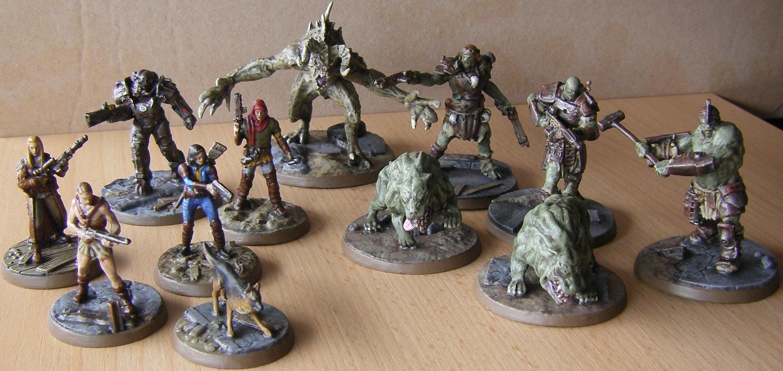 Wasteland Warfare PVC Starter Set Miniatures