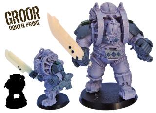 Bullgryn Bodyguard Abhuman Giant Ogryn Astra Militarum 40k - Foto 11