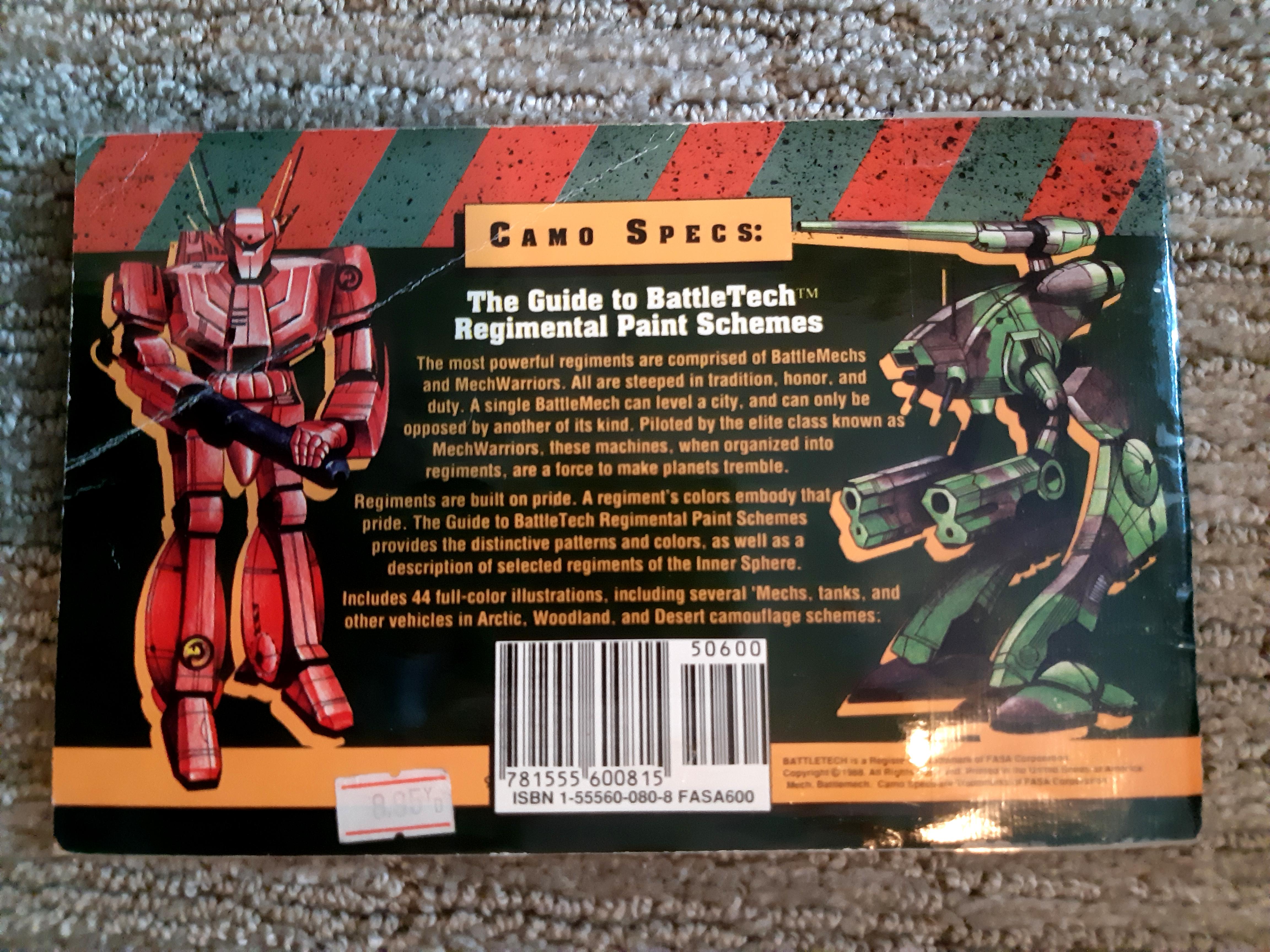 Battlemech, Battletech, Camo Specs, Fasa, Lead, Mech, Metal, Ral Partha