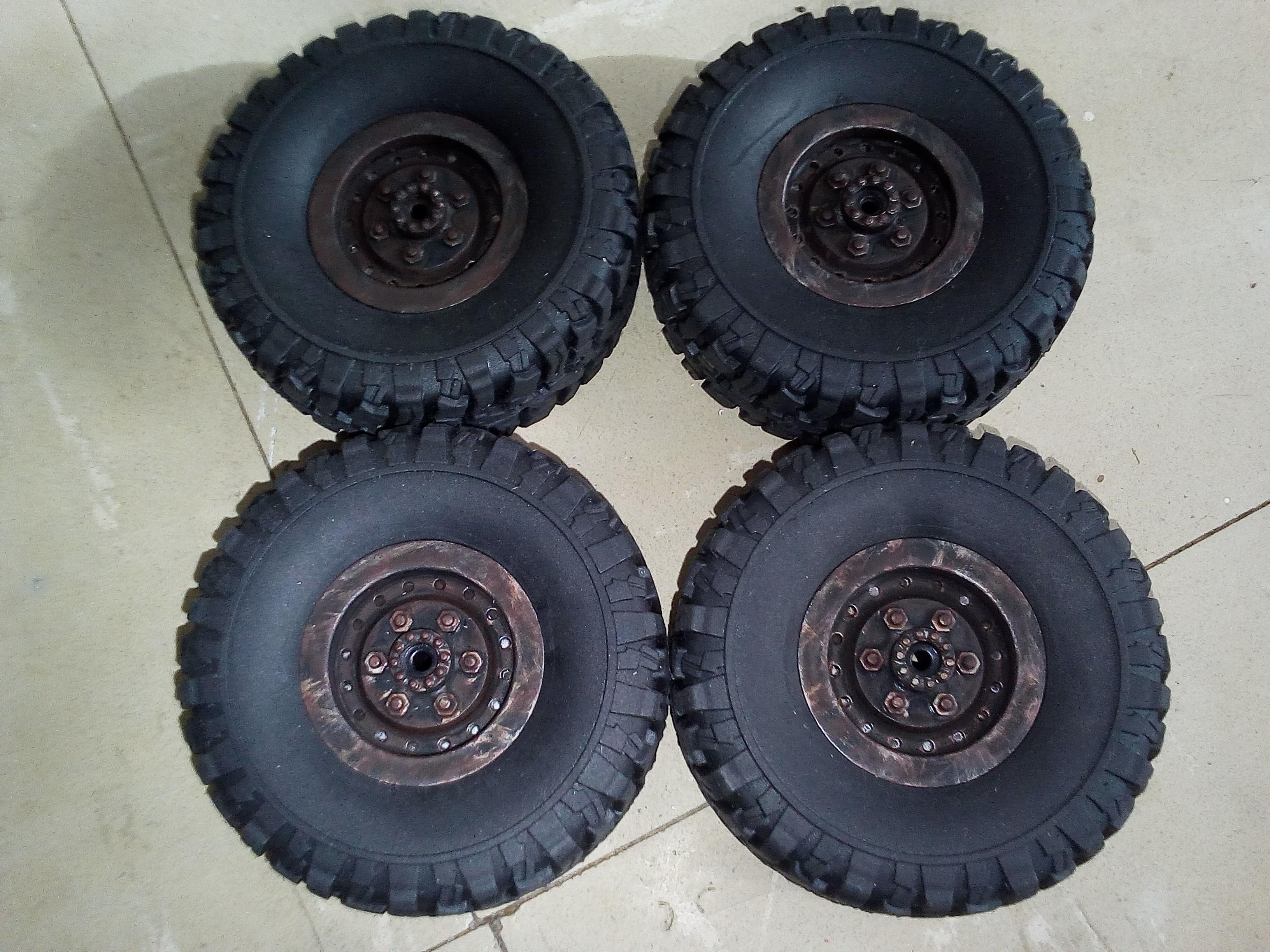 Rusty,Rims,for RC Trucks