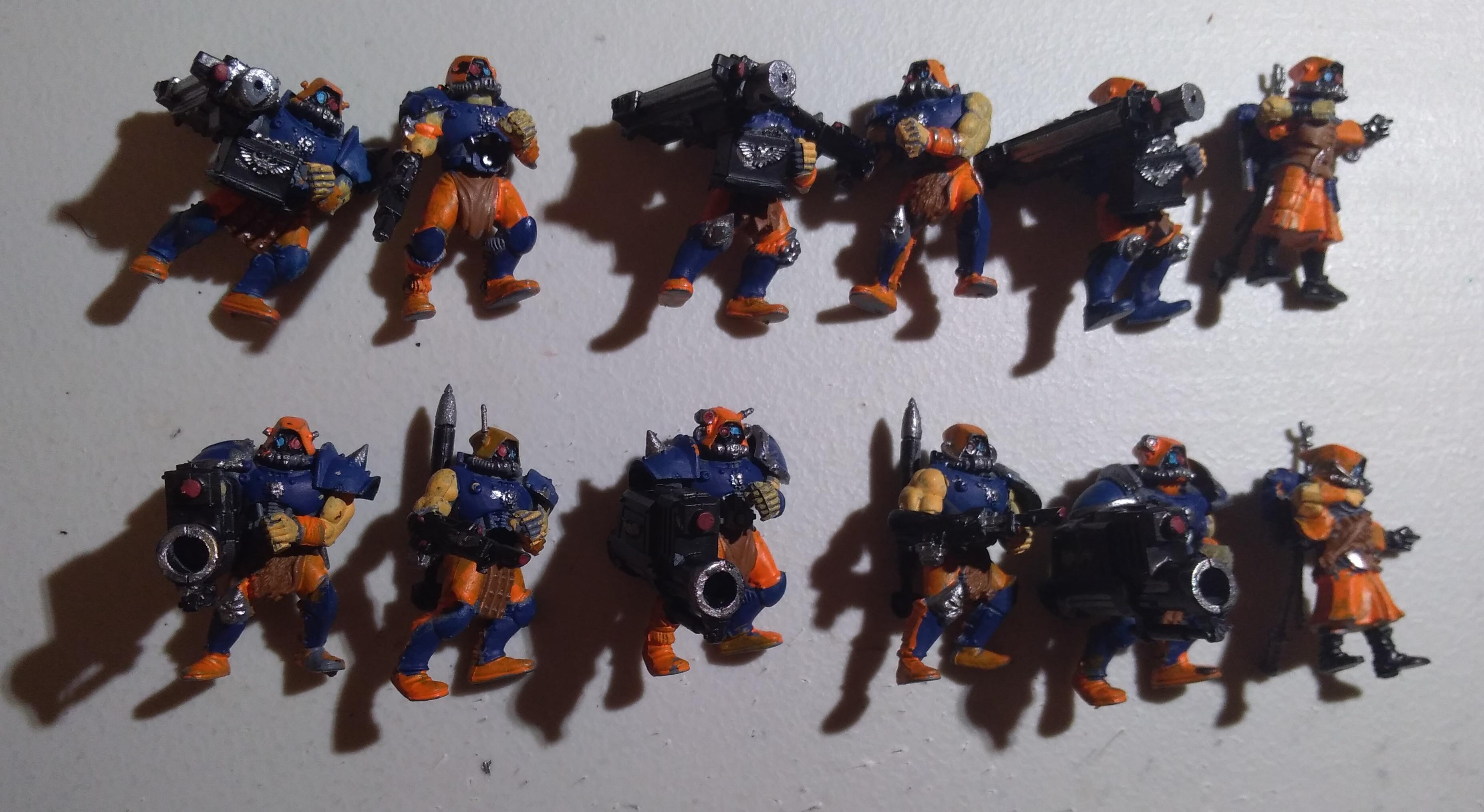 Adeptus Arbites, Gun, Heavy Weapon, Imperial Guard, Penal Legion, Servitors, Work In Progress
