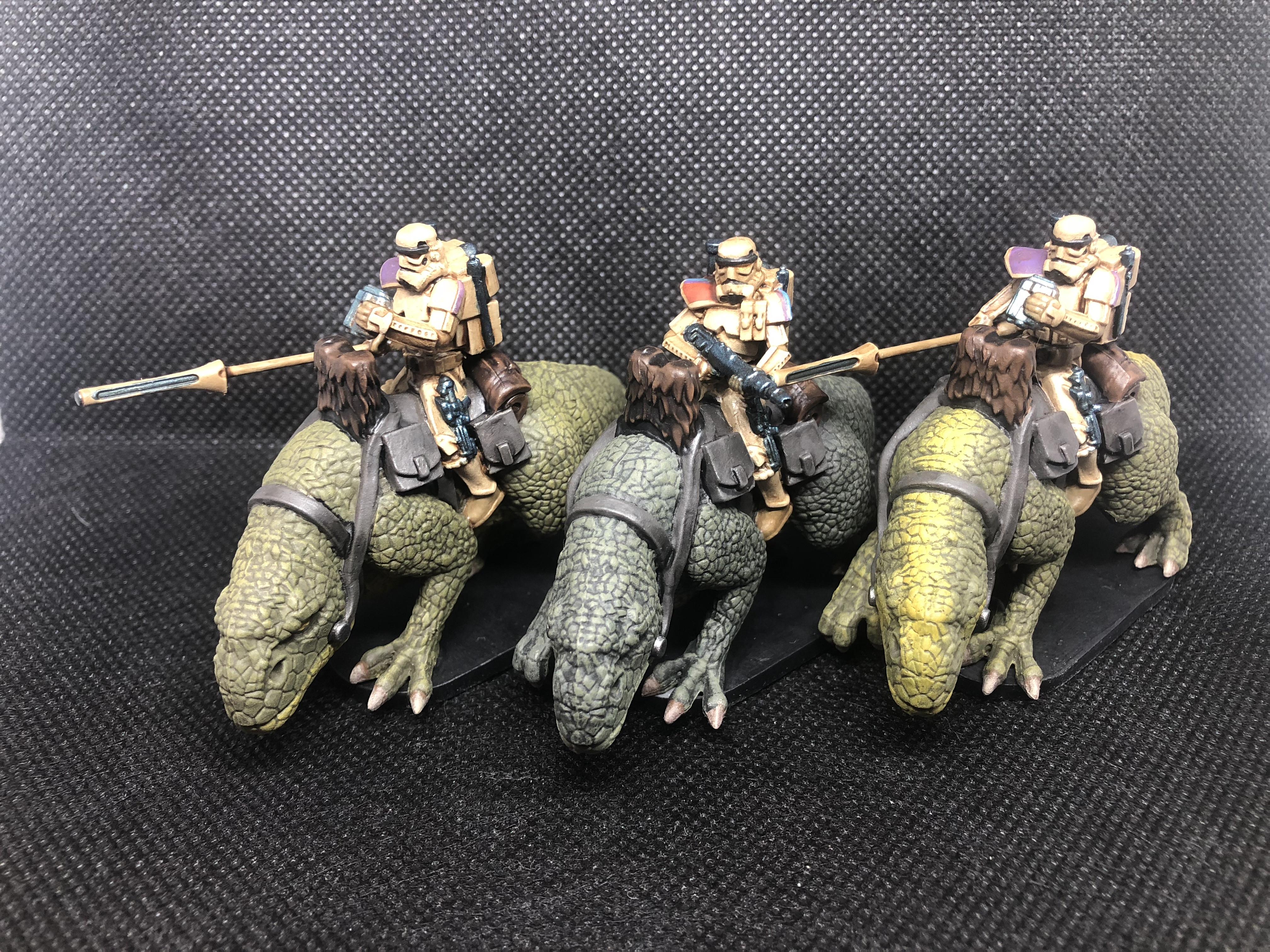 Dewback, Imperial Assault, Star Wars, Stormtrooper