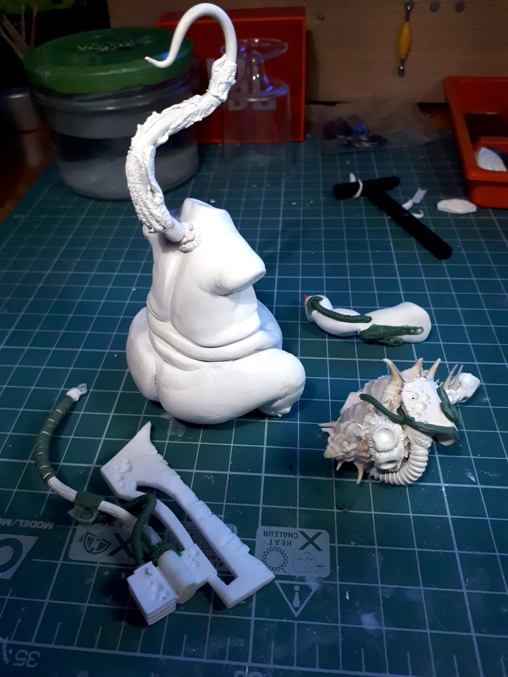 Do-it-yourself, Great Unclean, Nurgle, Sculpting