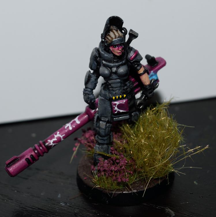 Autocannon, Female, Gunner, Kurganova, Raging Heroes