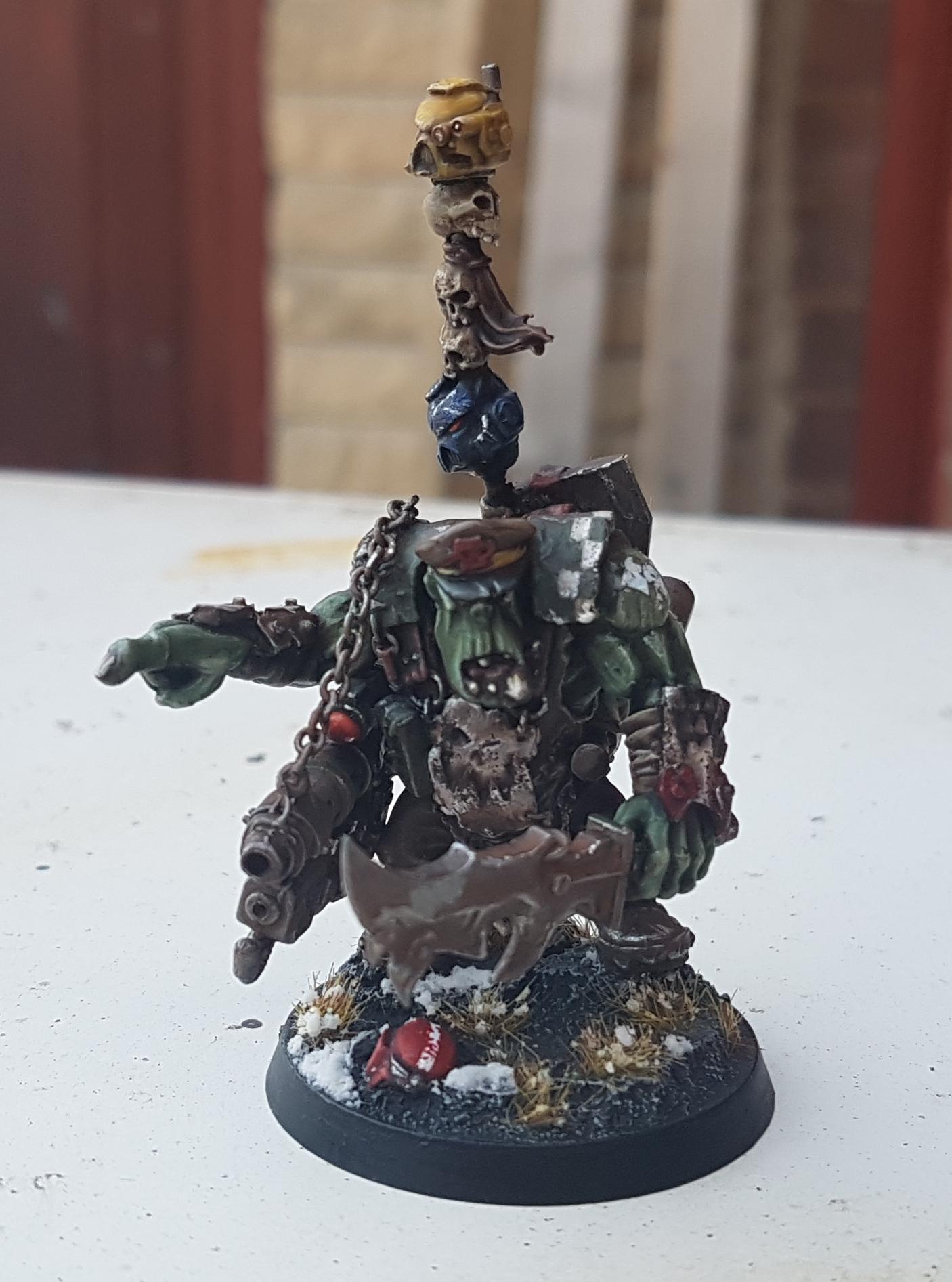 Blood Axe, Bloodaxewarboss, Lootedtank, Lootedwagon, Nob, Orks, Waaagh, Warboss, Warhammer 40,000