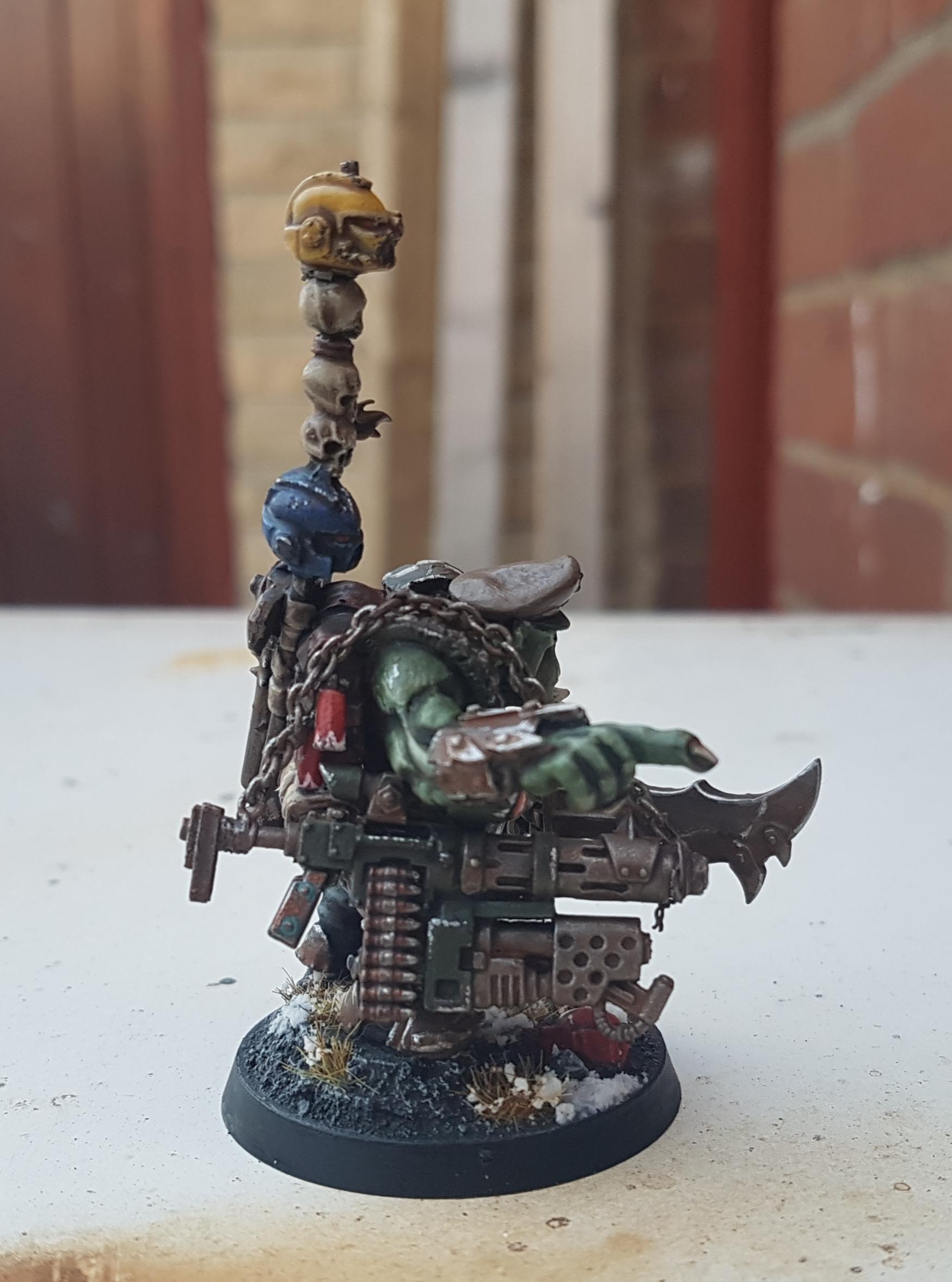 Blood Axe, Bloodaxewarboss, Lootedtank, Lootedwagon, Nob, Orks, Waaagh, Warboss, Warhammer 40,000