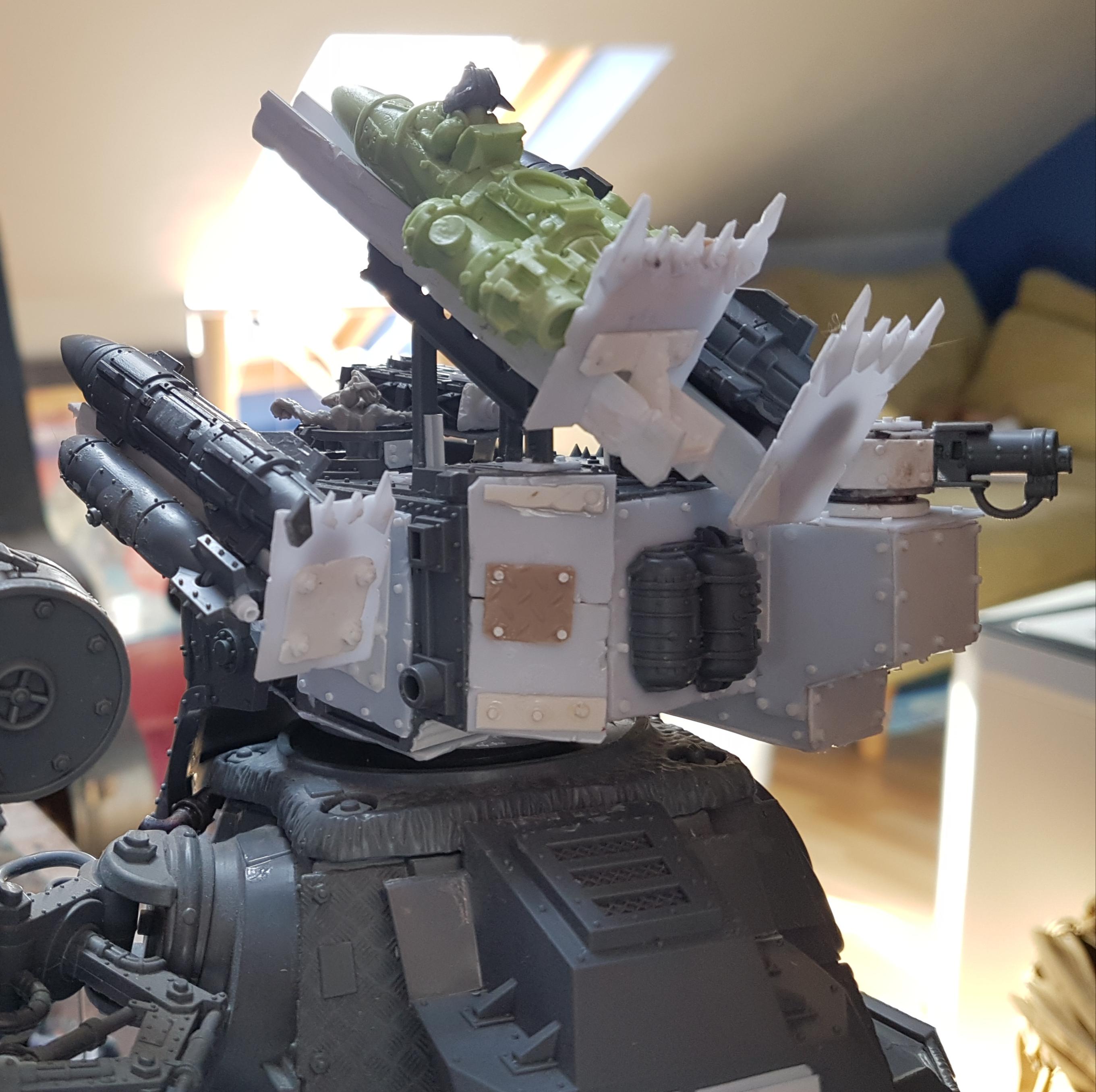 Blood Axe, Orks, Stompa, Warhammer 40,000, Work In Progress