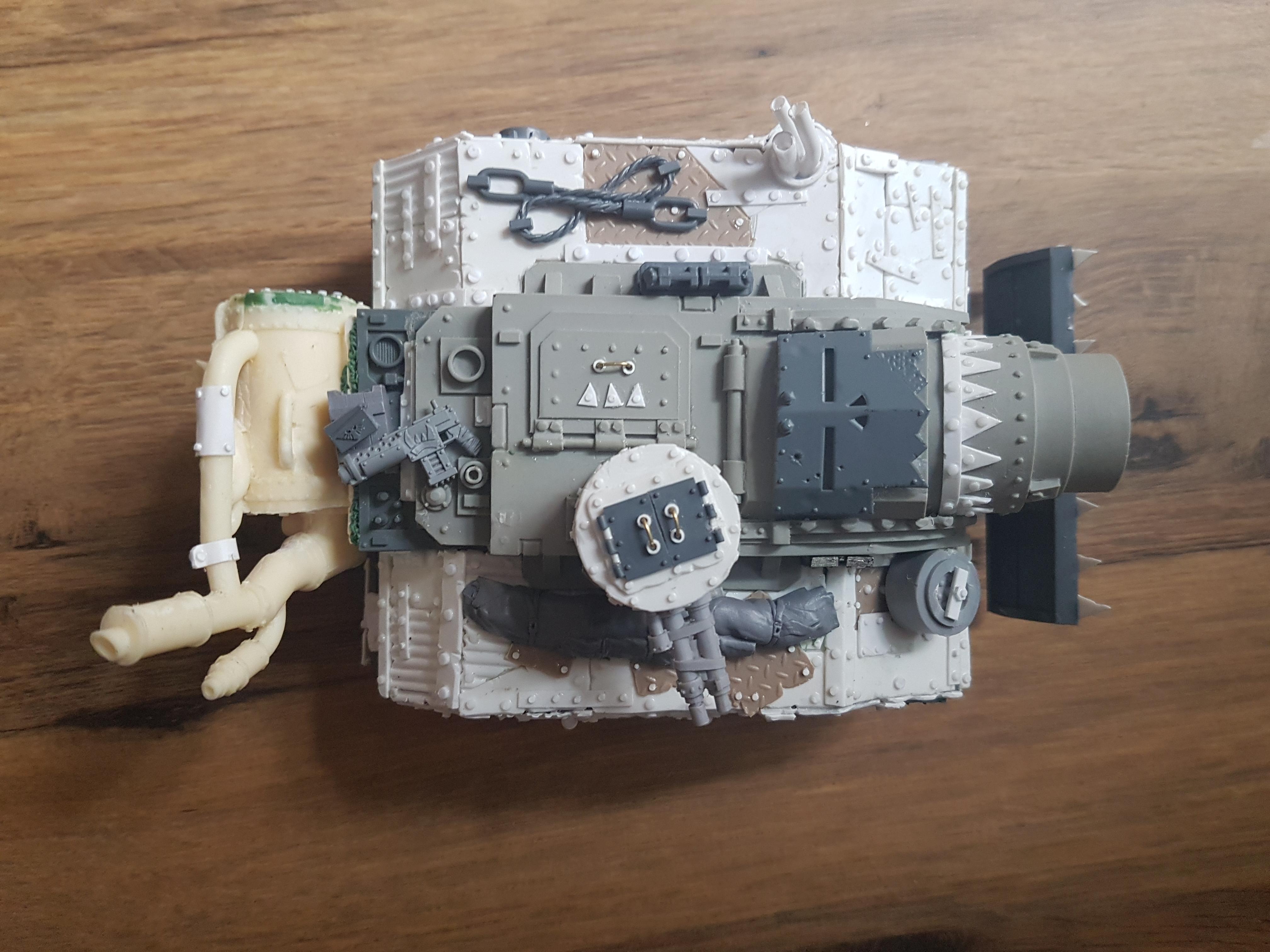 Blood Axe, Looted Tank, Looted Wagon, Orks, Waaagh, Warhammer 40,000, Work In Progress