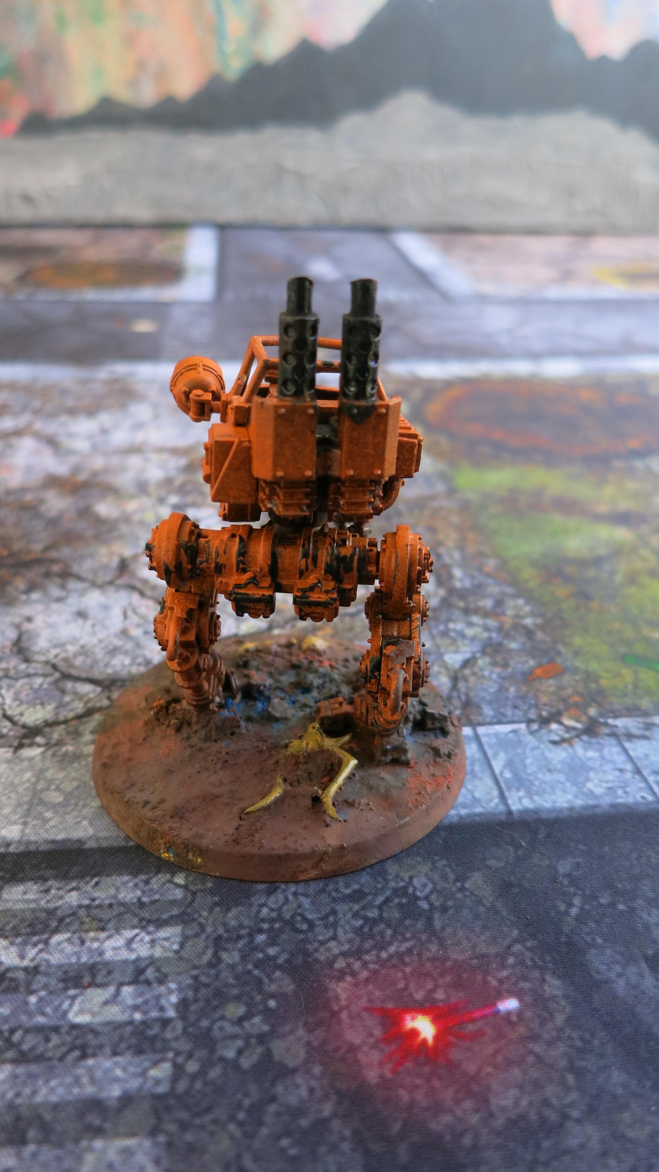 Brood Brothers, Cult Scout Sentinel, Genestealer Cult, Multi-laser