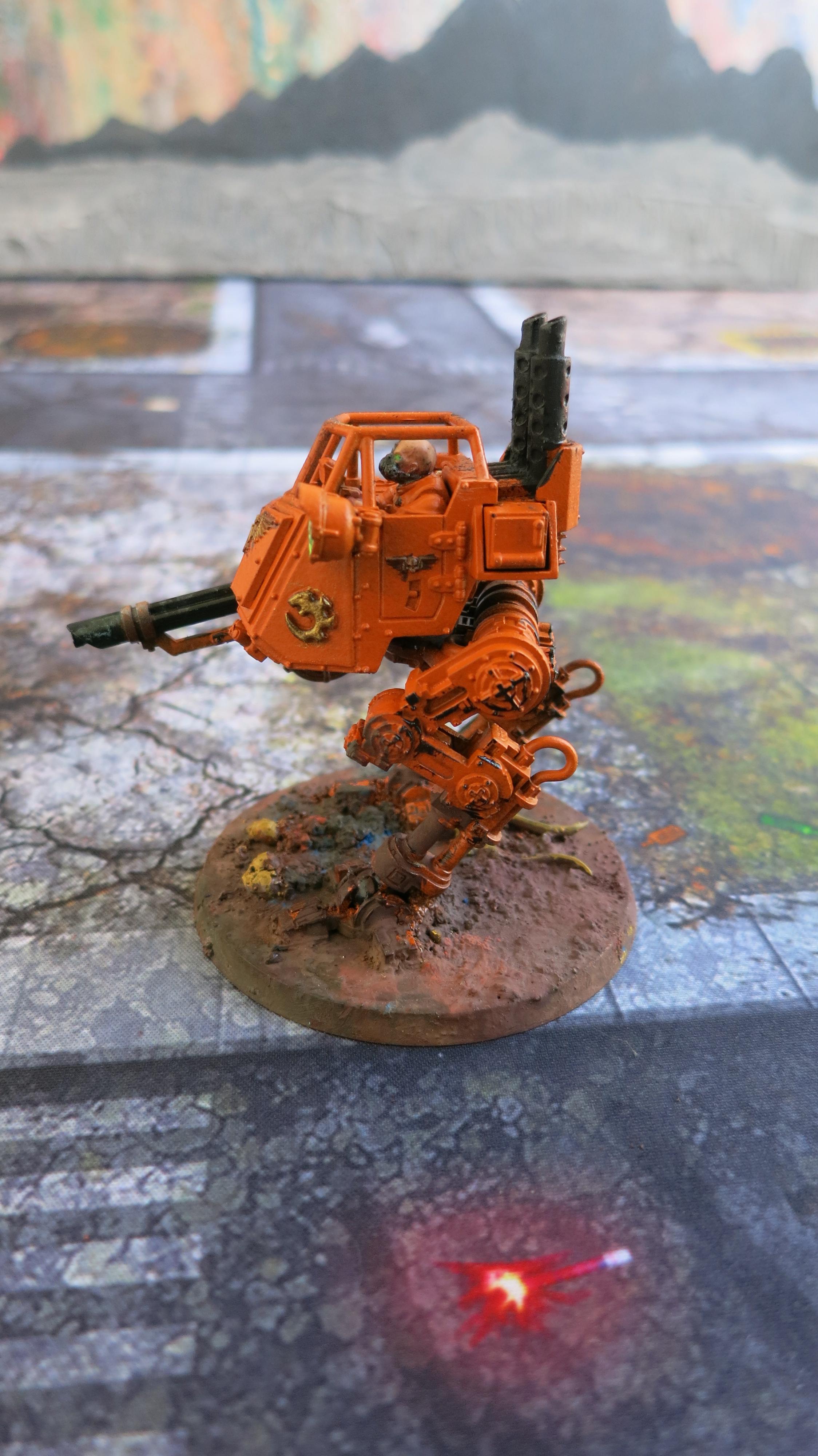 Brood Brothers, Cult Scout Sentinel, Genestealer Cult, Multi-laser
