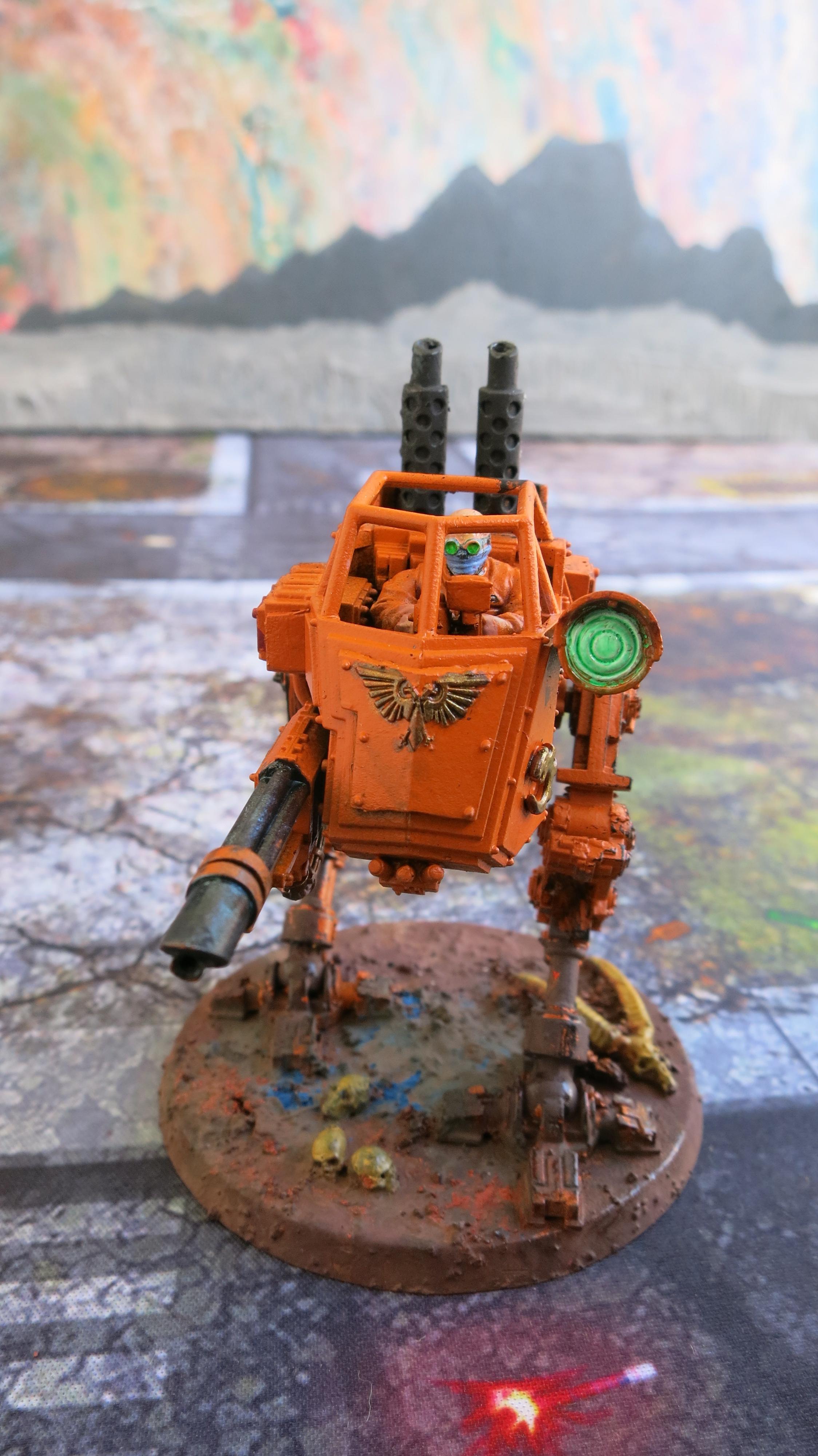 Brood Brothers, Cult Scout Sentinel, Genestealer Cult, Multi-laser