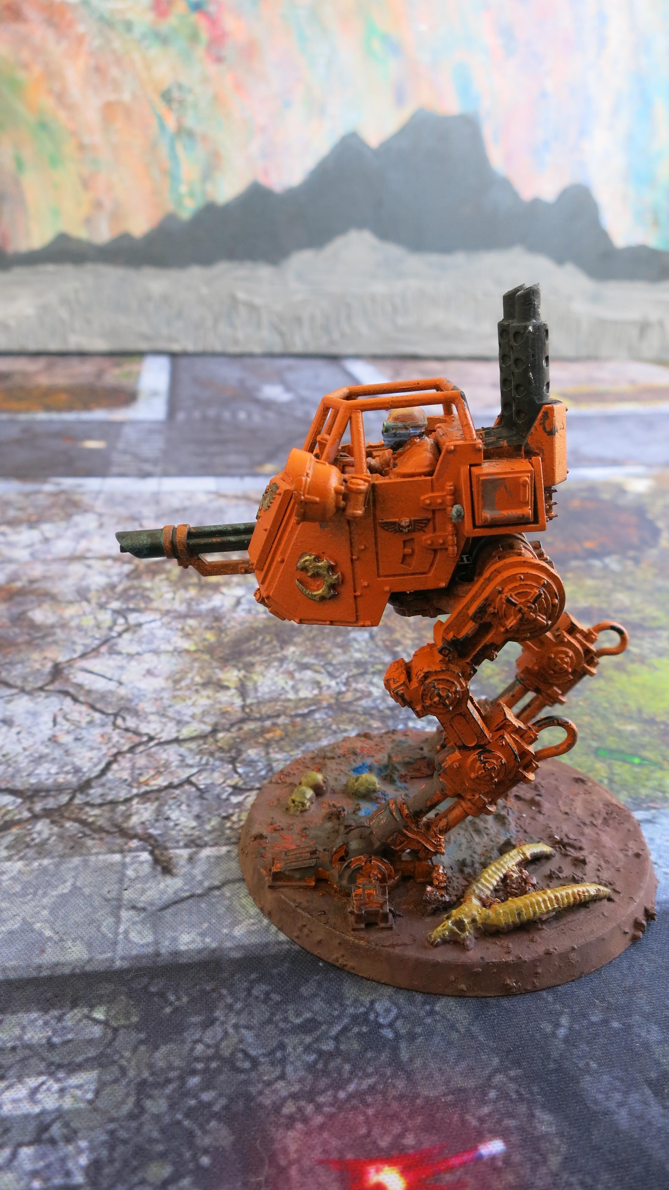 Brood Brothers, Cult Scout Sentinel, Genestealer Cult, Multi-laser