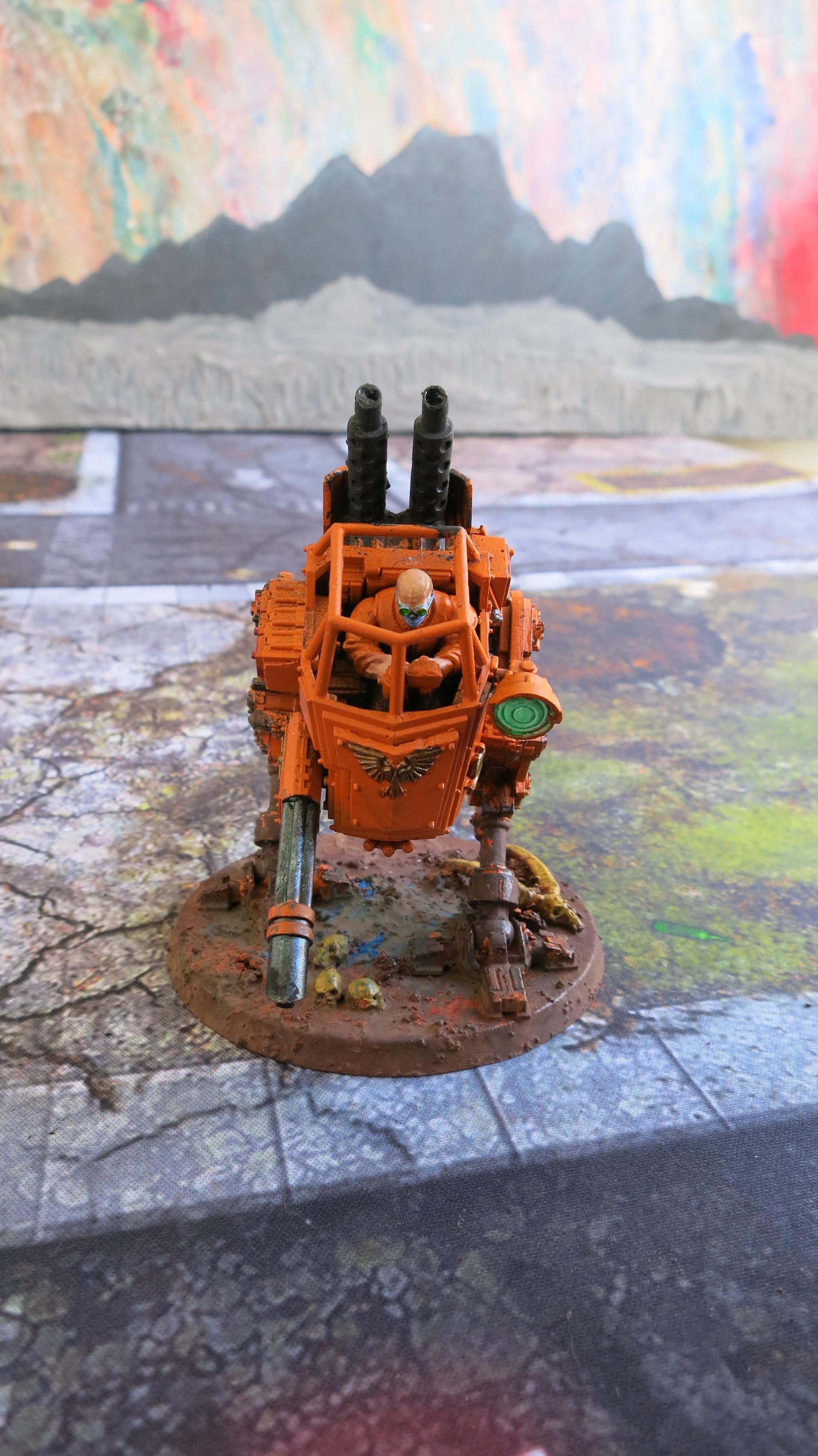 Brood Brothers, Cult Scout Sentinel, Genestealer Cult, Multi-laser