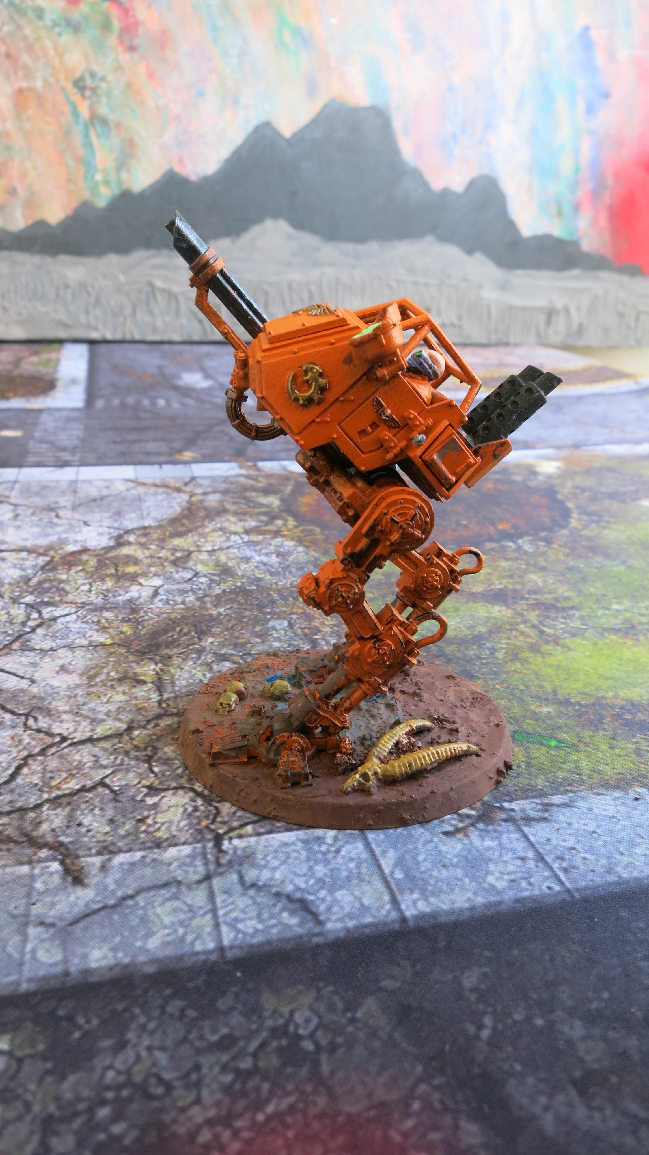 Brood Brothers, Cult Scout Sentinel, Genestealer Cult, Multi-laser