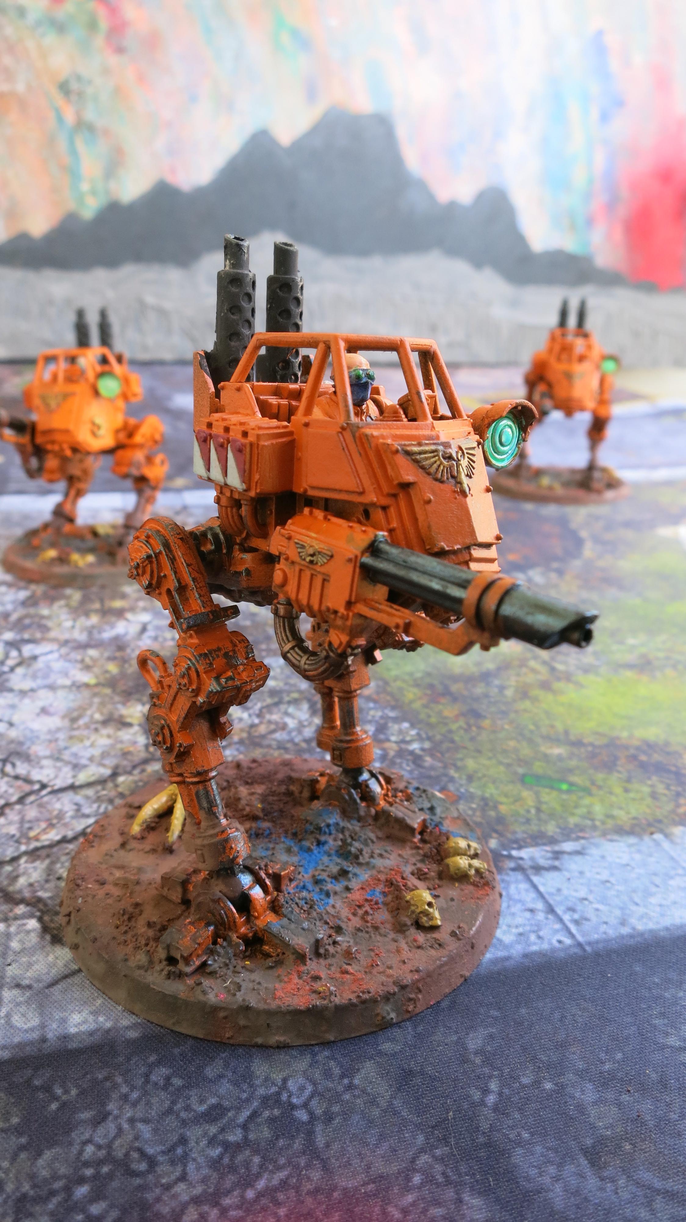 Brood Brothers, Cult Scout Sentinel, Genestealer Cult, Multi-laser
