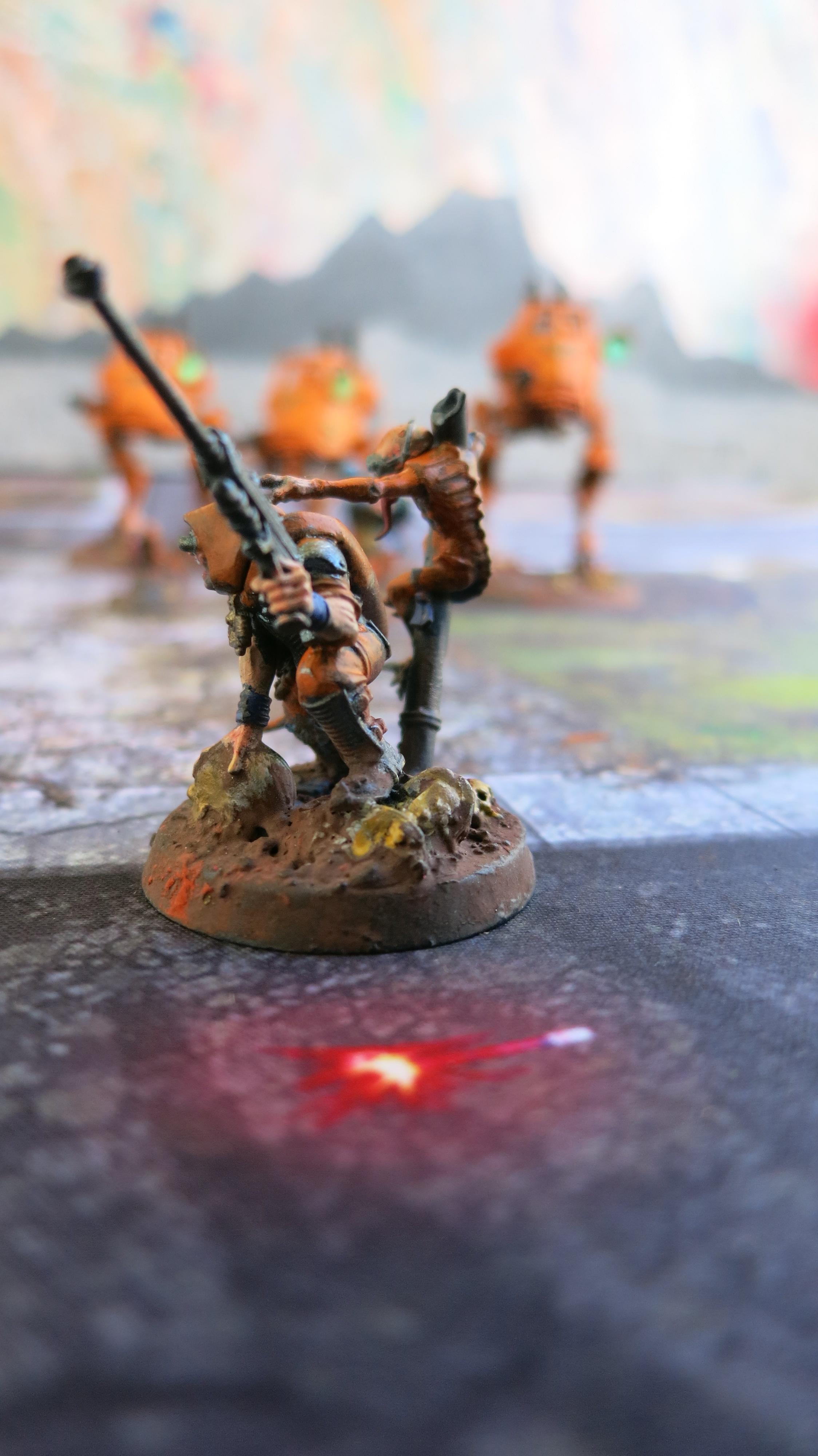 Genestealer Cult, Sanctus, Silencer Sniper Rifle, Soulsight Familiar