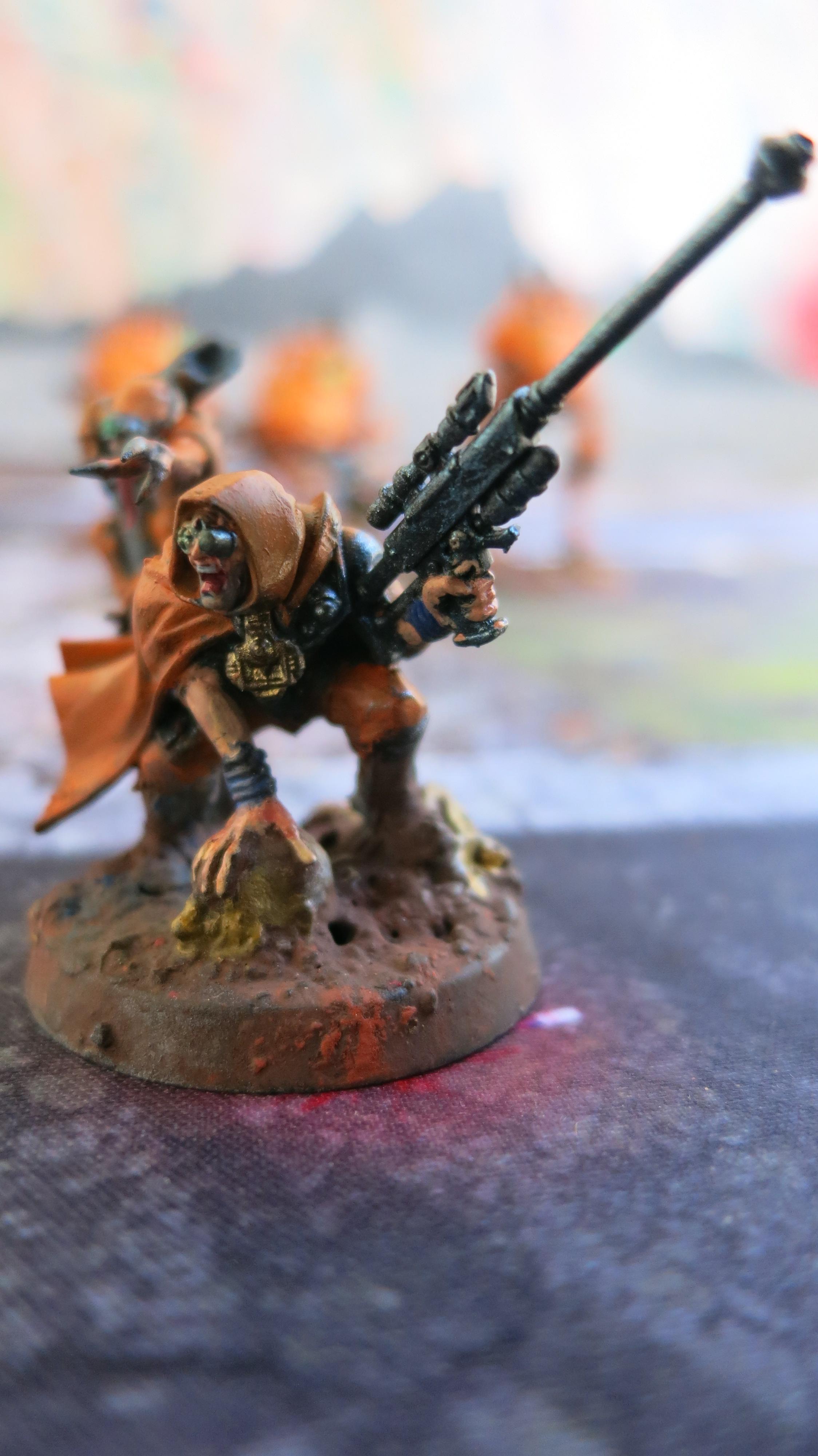 Genestealer Cult, Sanctus, Silencer Sniper Rifle, Soulsight Familiar
