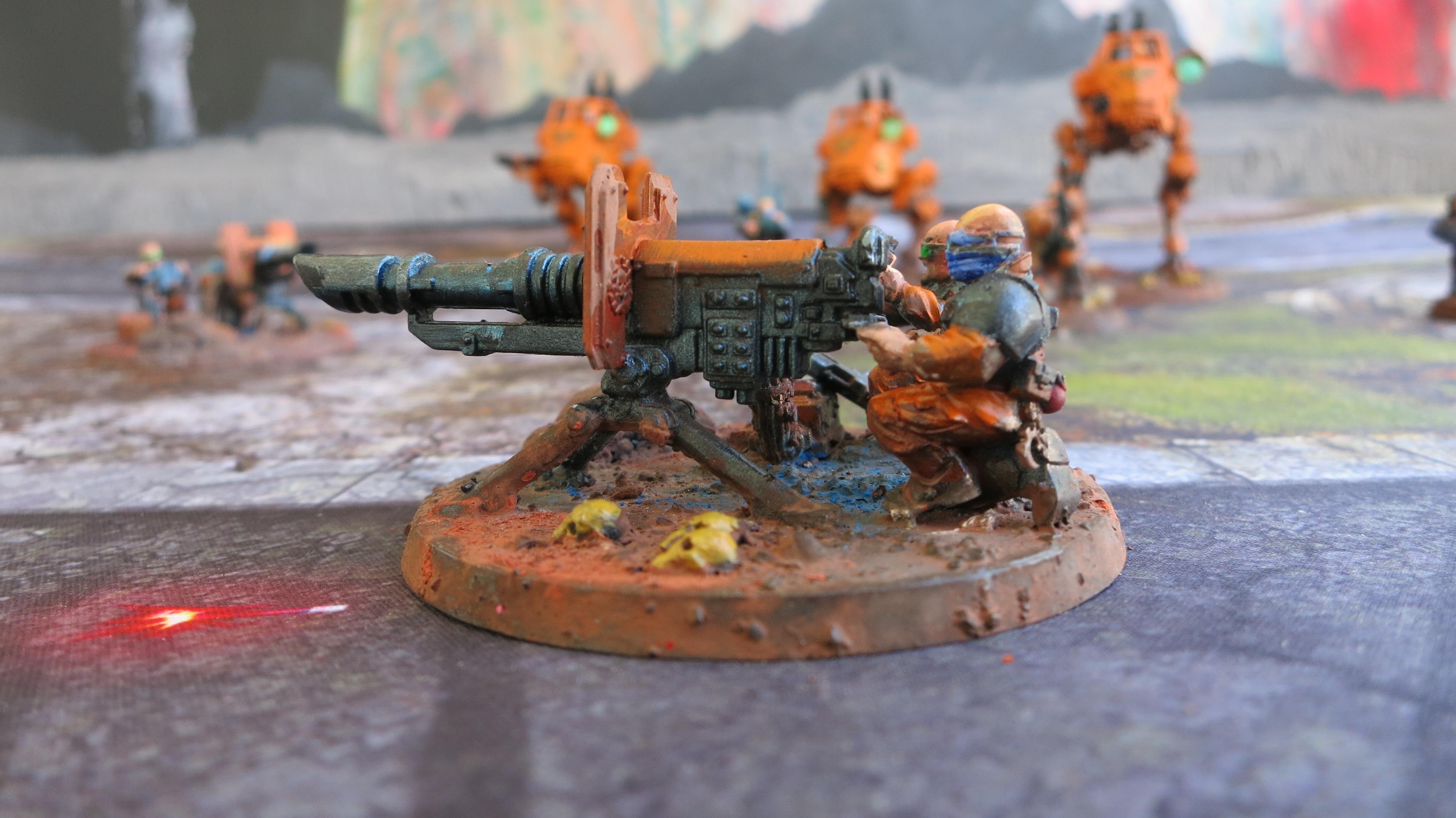 Brood Brothers, Genestealer Cult, Heavy Weapons Squad, Lascannon