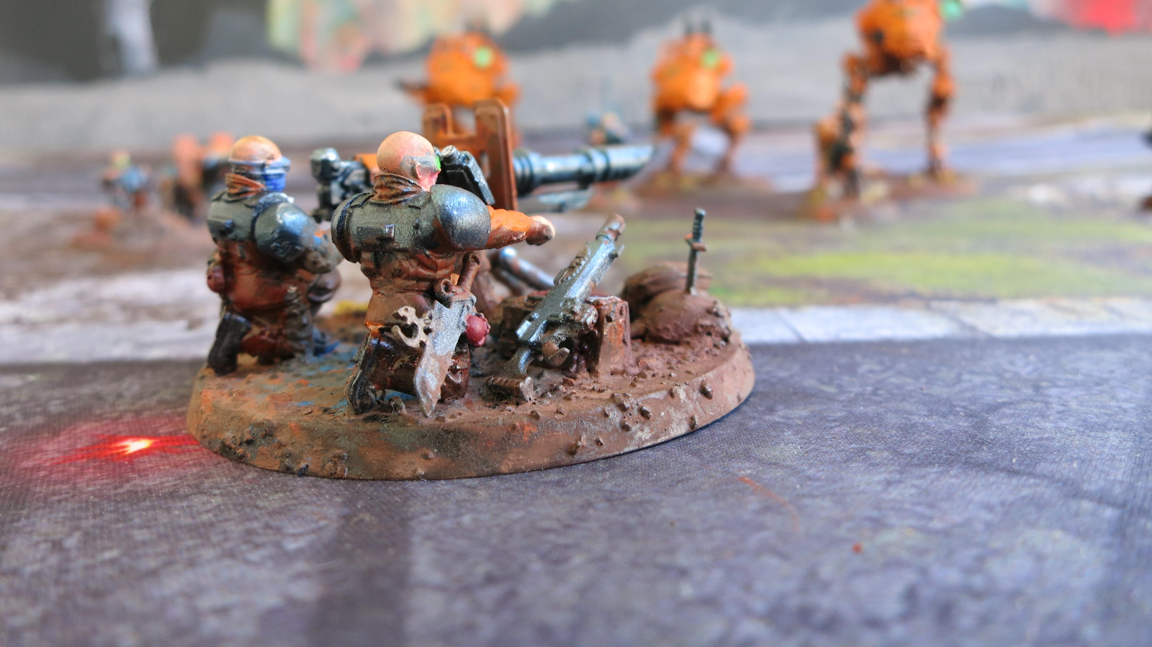 Brood Brothers, Genestealer Cult, Heavy Weapons Squad, Lascannon