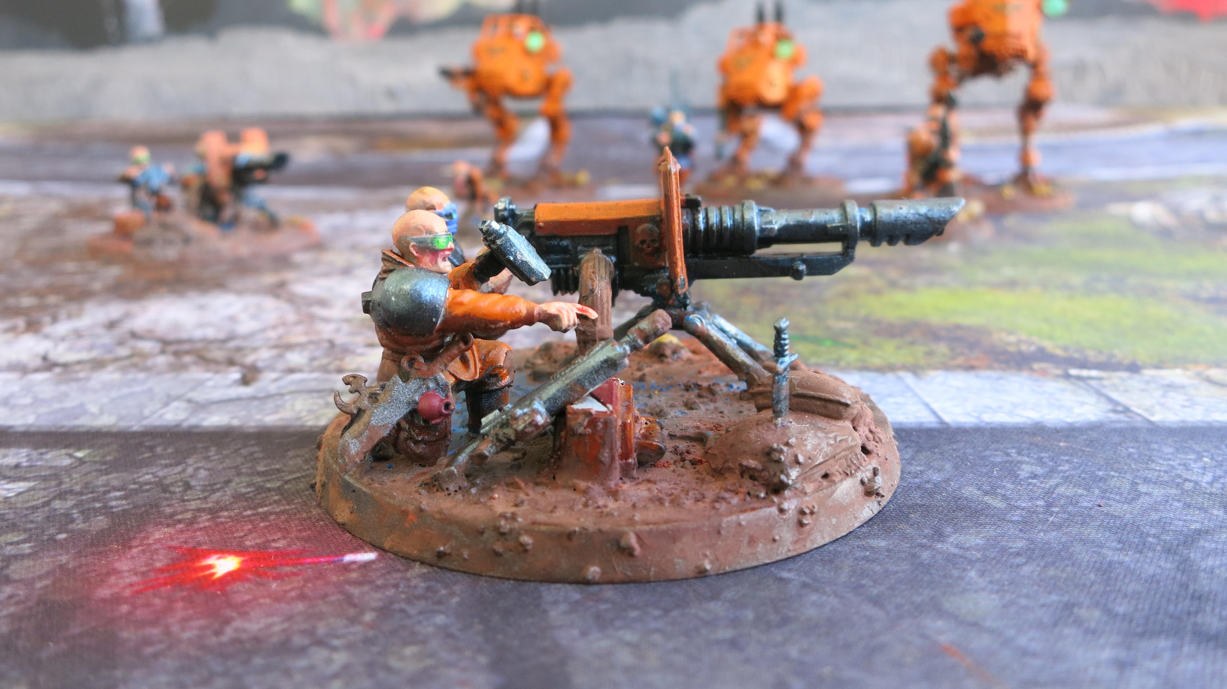 Brood Brothers, Genestealer Cult, Heavy Weapons Squad, Lascannon