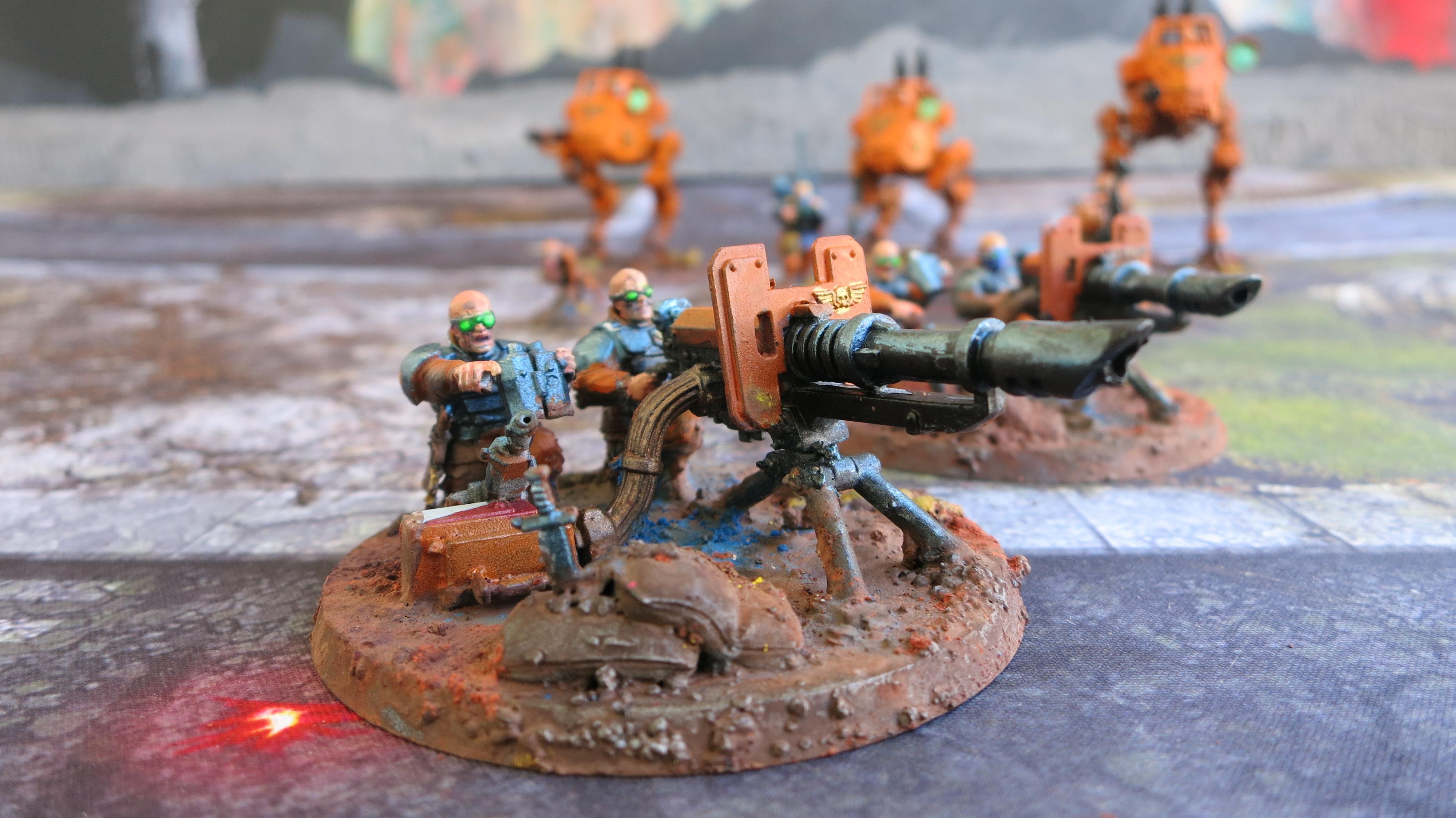 Brood Brothers, Genestealer Cult, Heavy Weapons Squad, Lascannon
