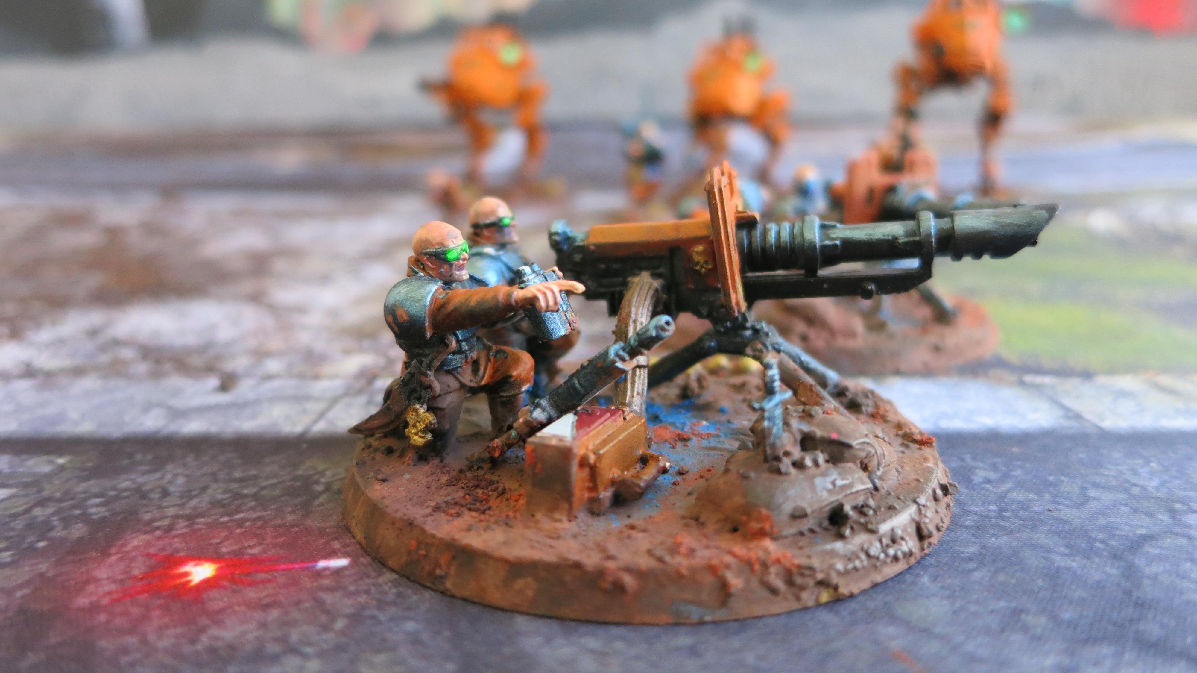Brood Brothers, Genestealer Cult, Heavy Weapons Squad, Lascannon