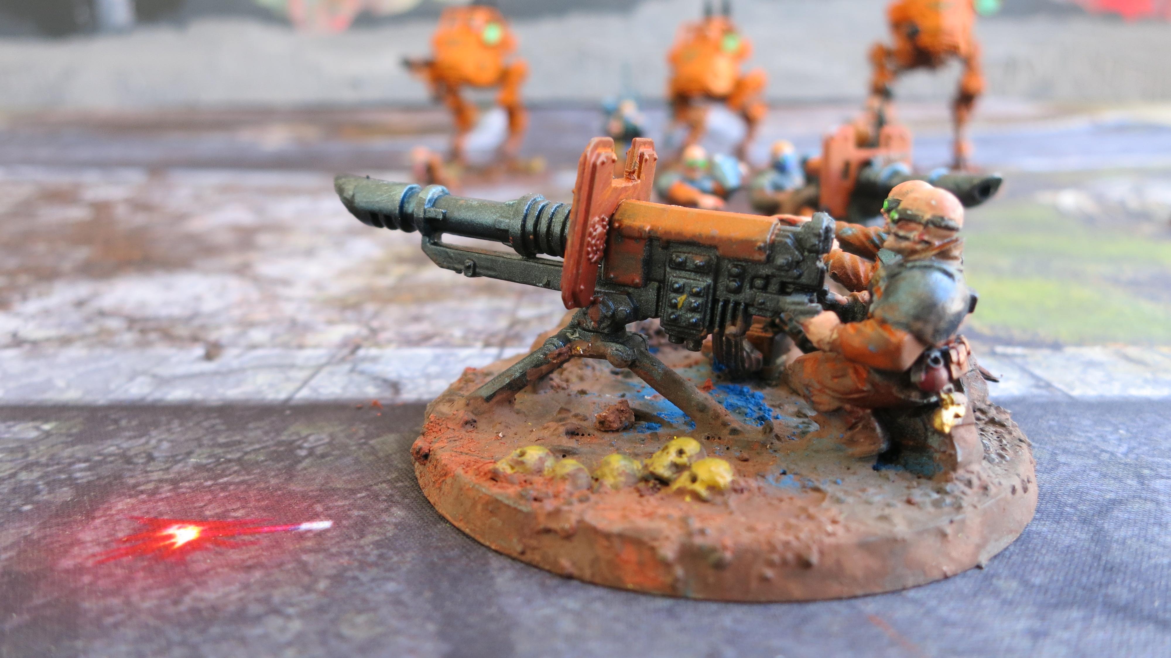 Brood Brothers, Genestealer Cult, Heavy Weapons Squad, Lascannon