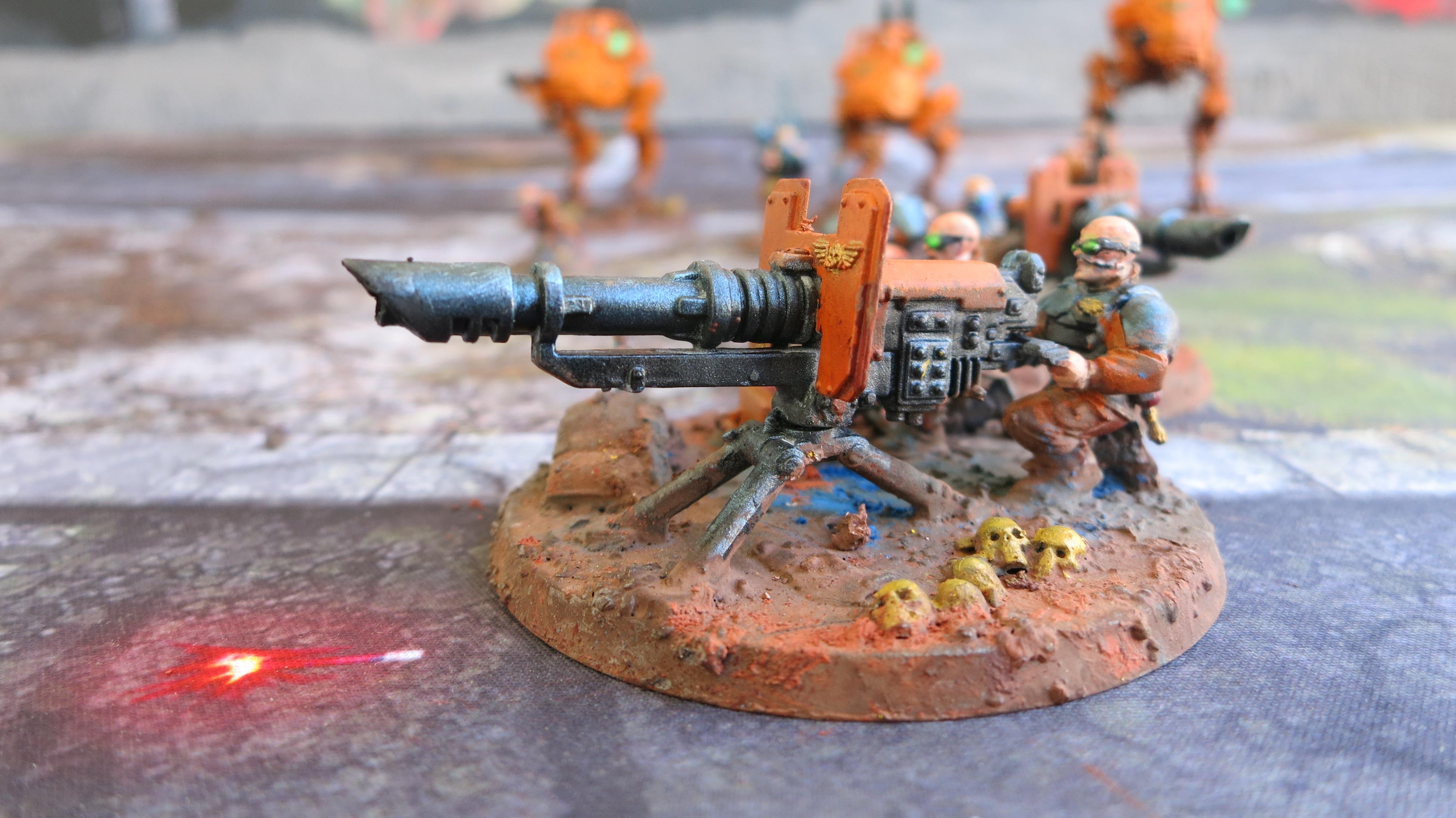 Brood Brothers, Genestealer Cult, Heavy Weapons Squad, Lascannon