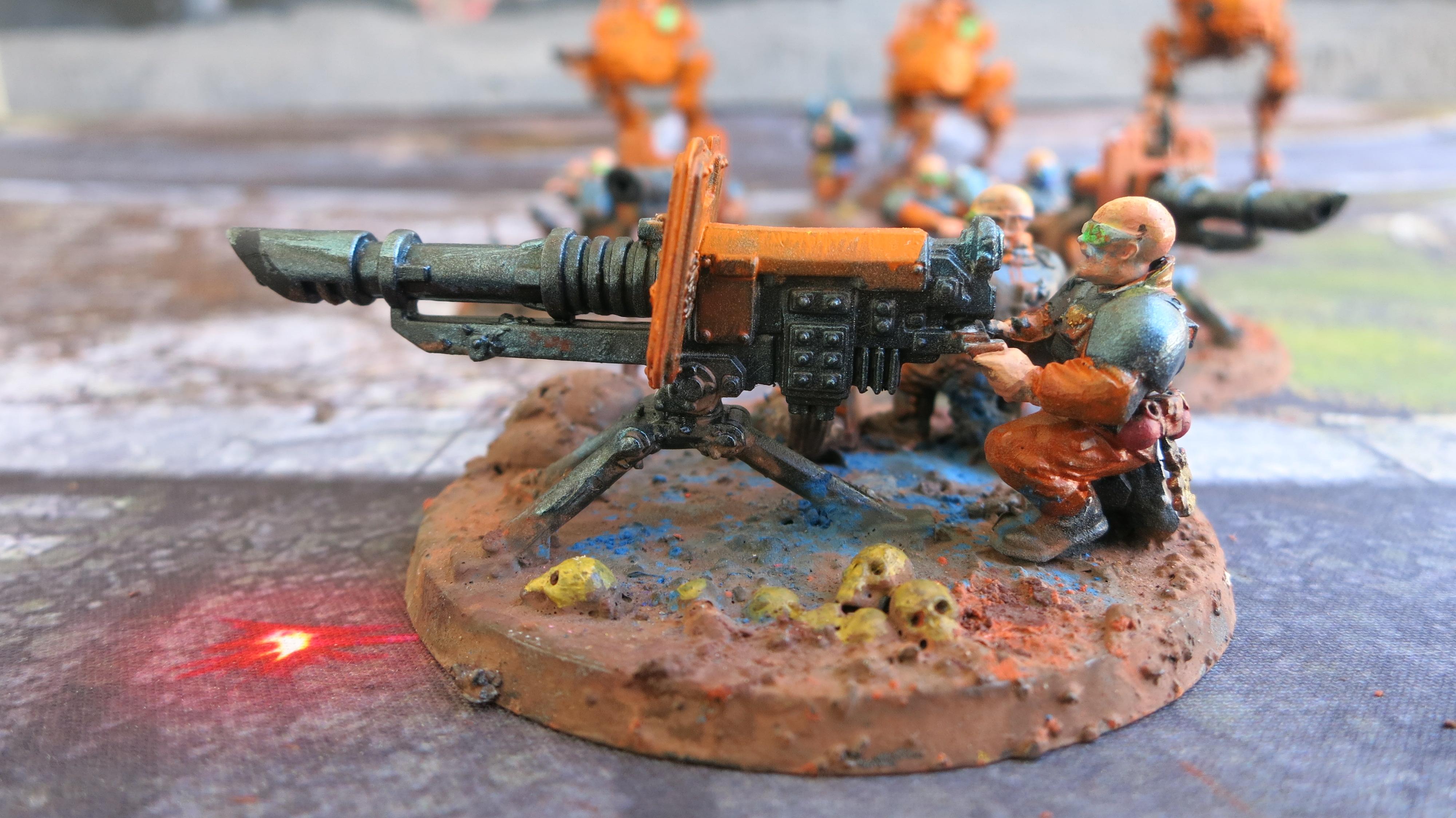 Brood Brothers, Genestealer Cult, Heavy Weapons Squad, Lascannon