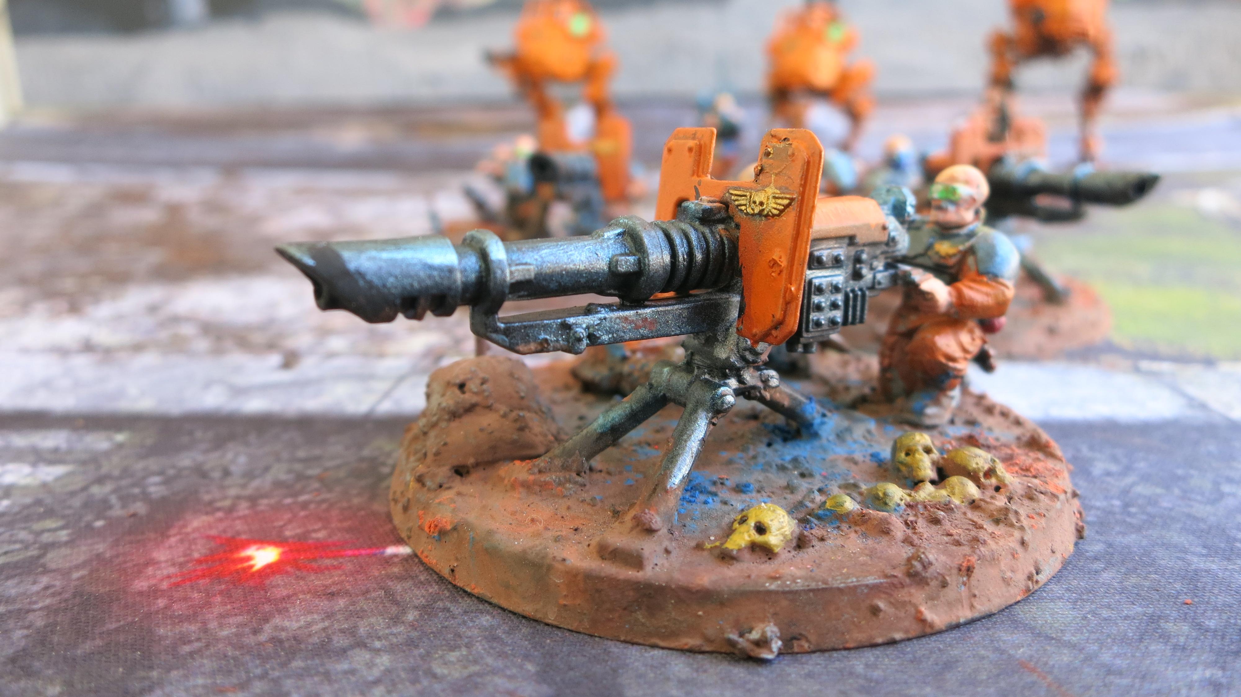 Brood Brothers, Genestealer Cult, Heavy Weapons Squad, Lascannon