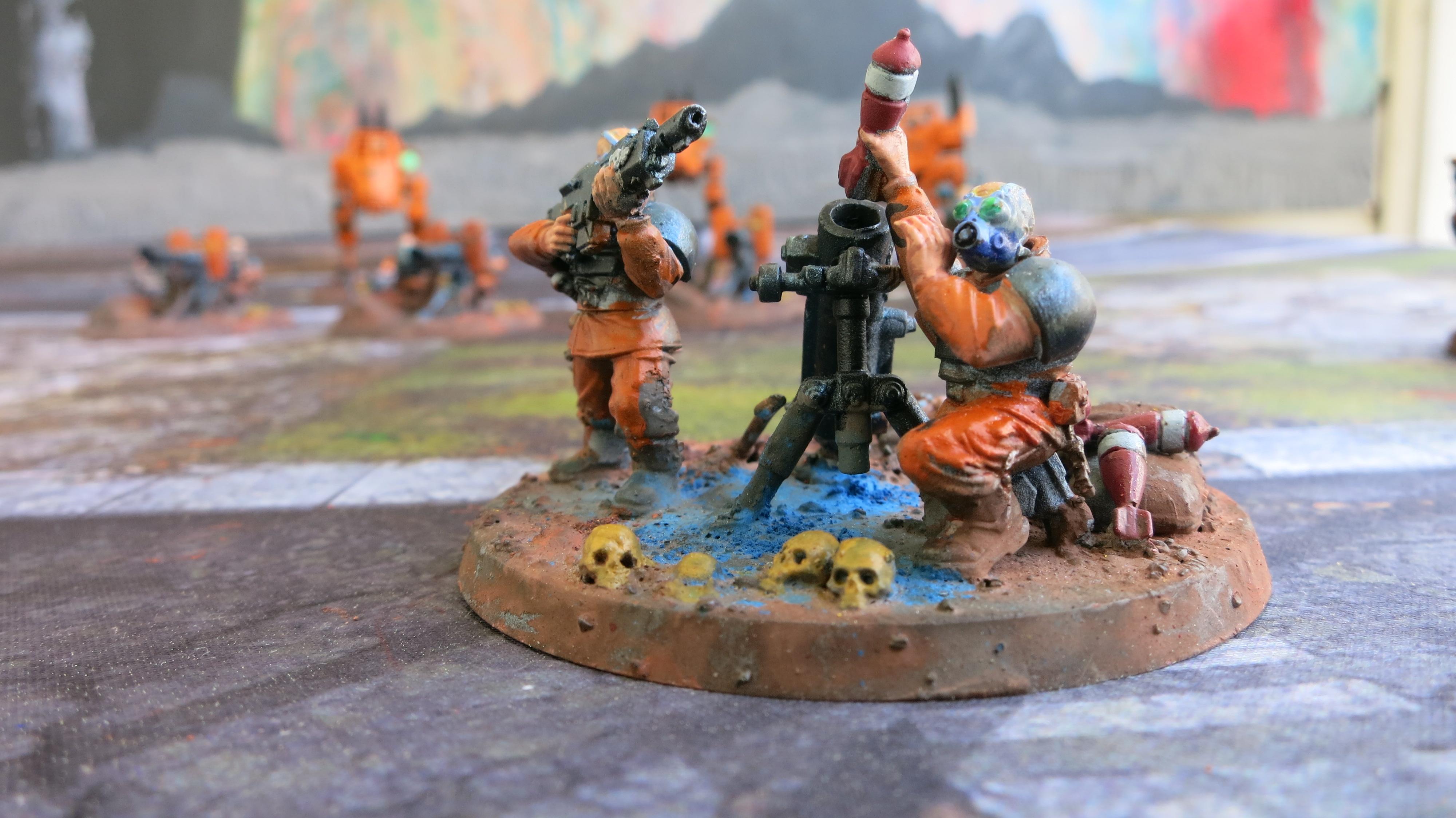 Brood Brothers, Genestealer Cult, Heavy Weapons Squad, Mortar