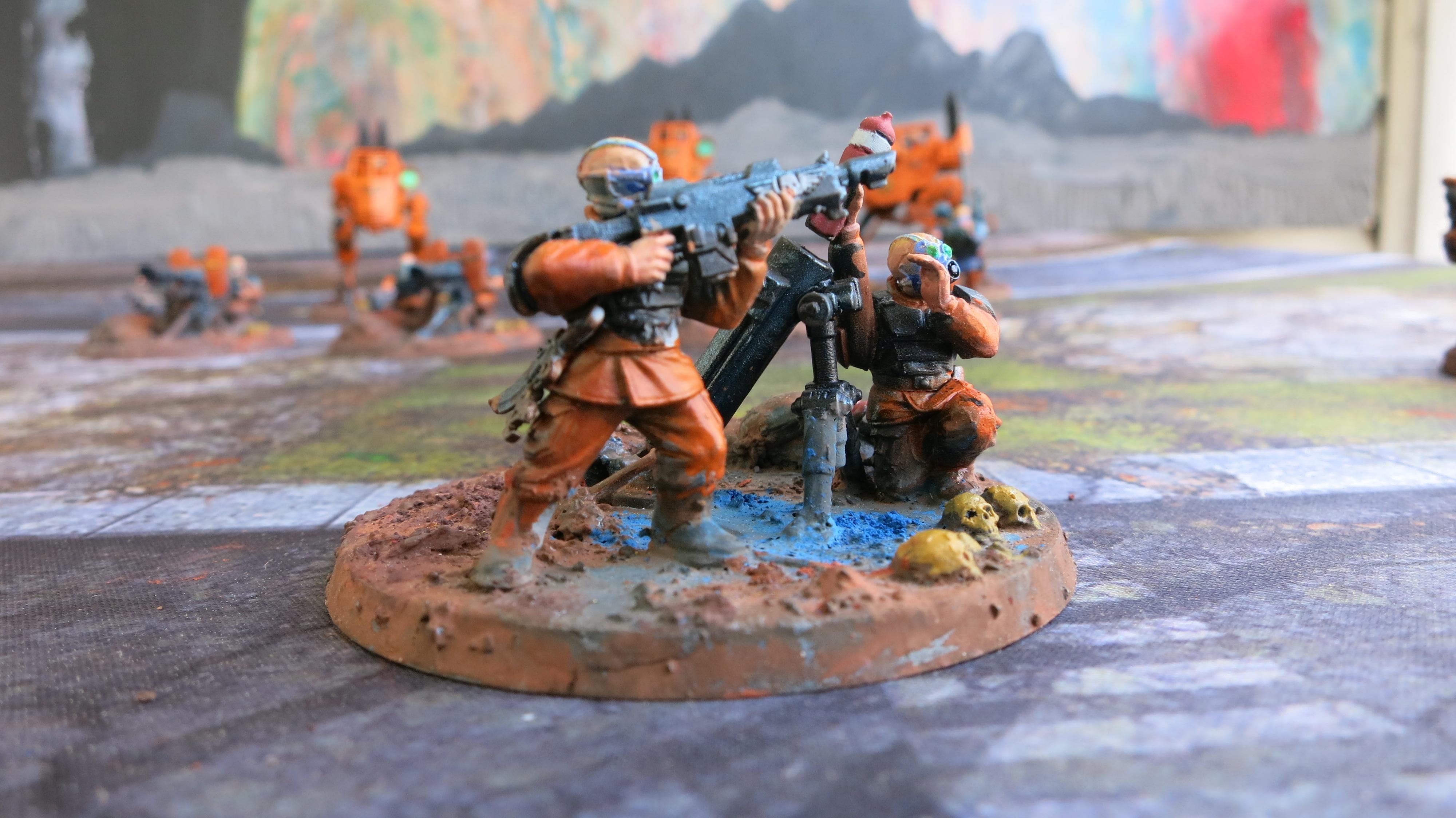 Brood Brothers, Genestealer Cult, Heavy Weapons Squad, Mortar
