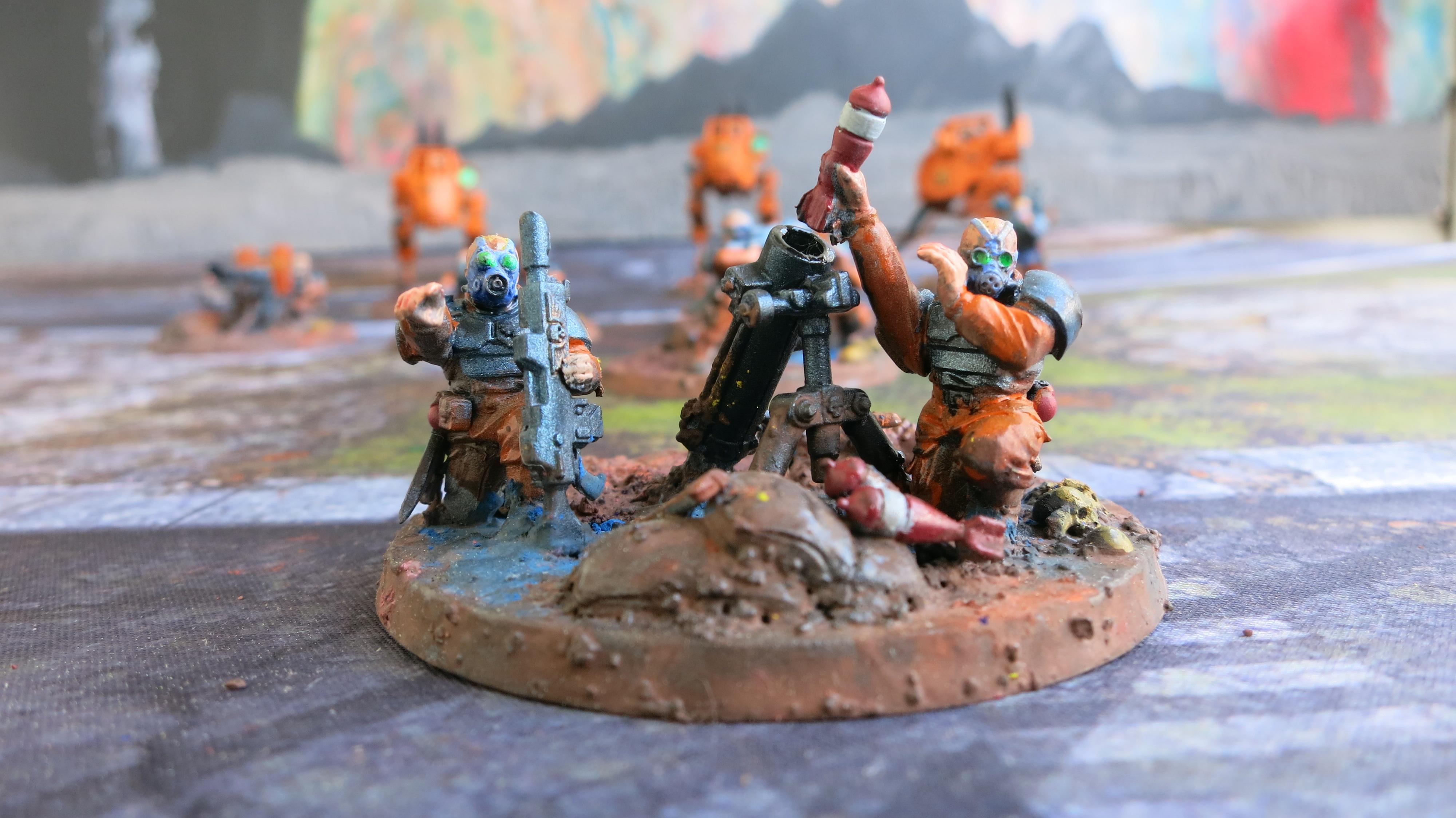 Brood Brothers, Genestealer Cult, Heavy Weapons Squad, Mortar