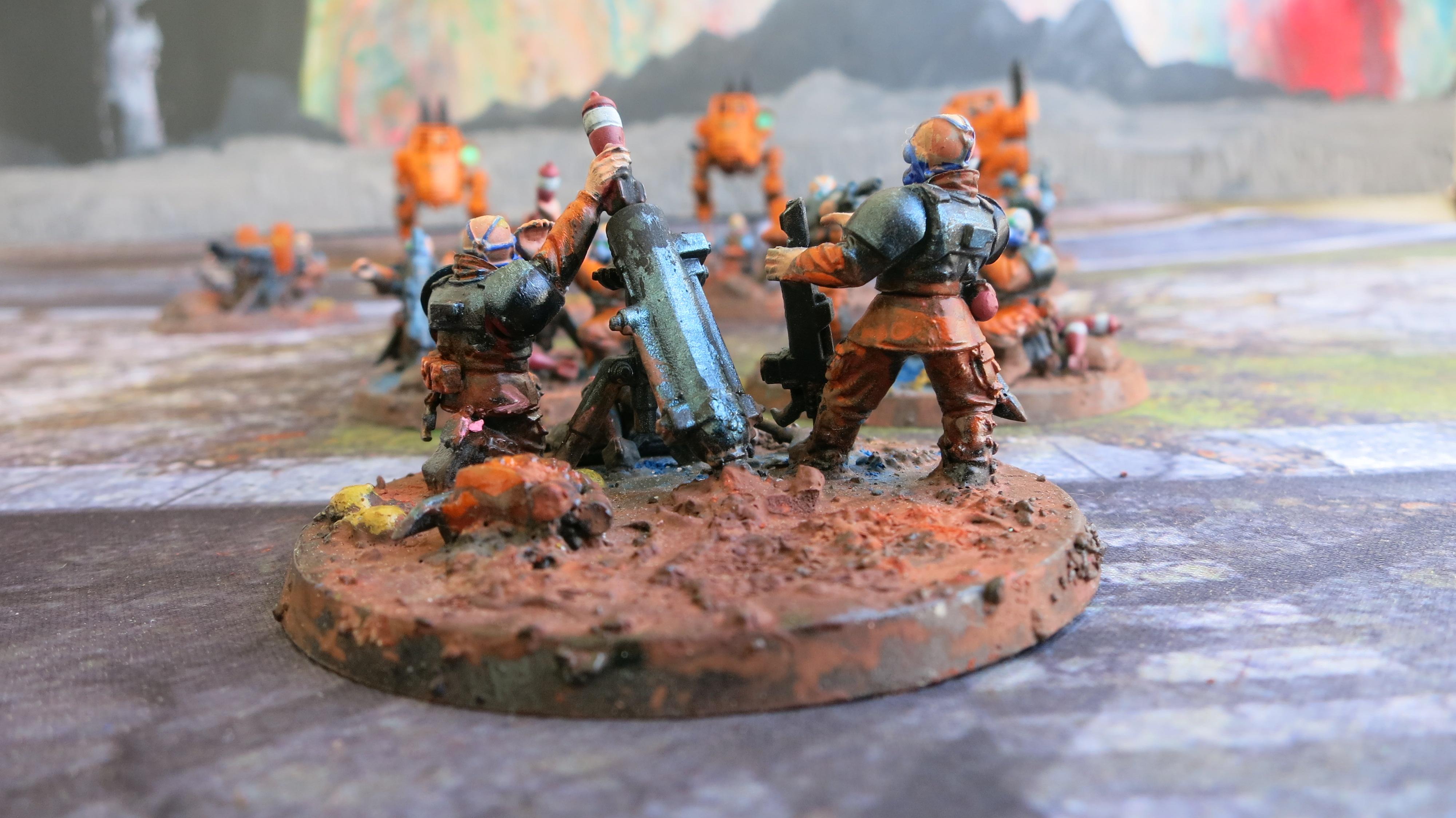 Brood Brothers, Genestealer Cult, Heavy Weapons Squad, Mortar
