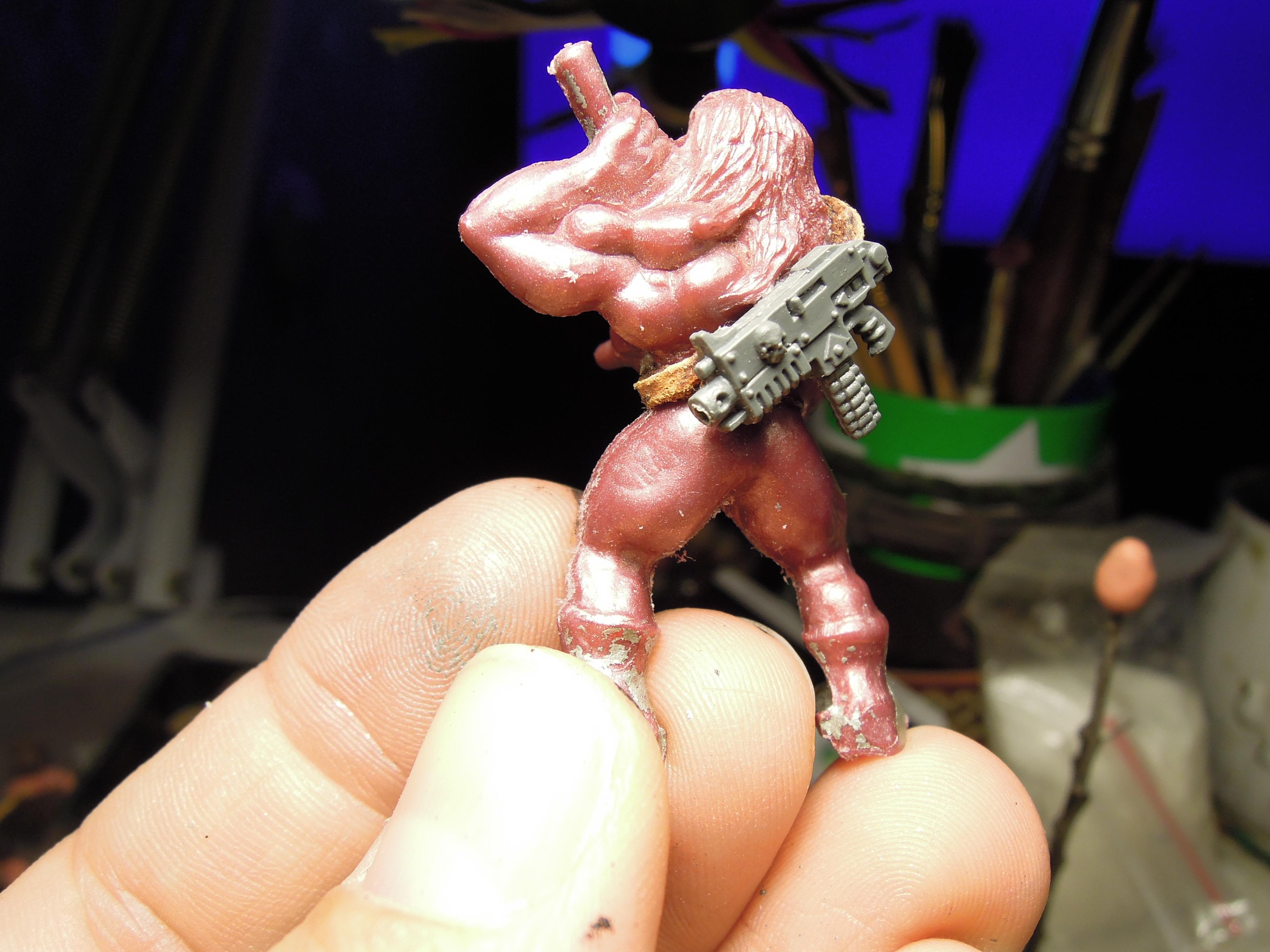 &#1041;&#1080;&#1090;&#1074;&#1099; Fantasy, 1996, Bolter, Conversion, Fantasy Battles, From Russia, Indian, Infantry, Nunchucks, Out Of Production, Retro, Technolog, Tehnolog, Work In Progress