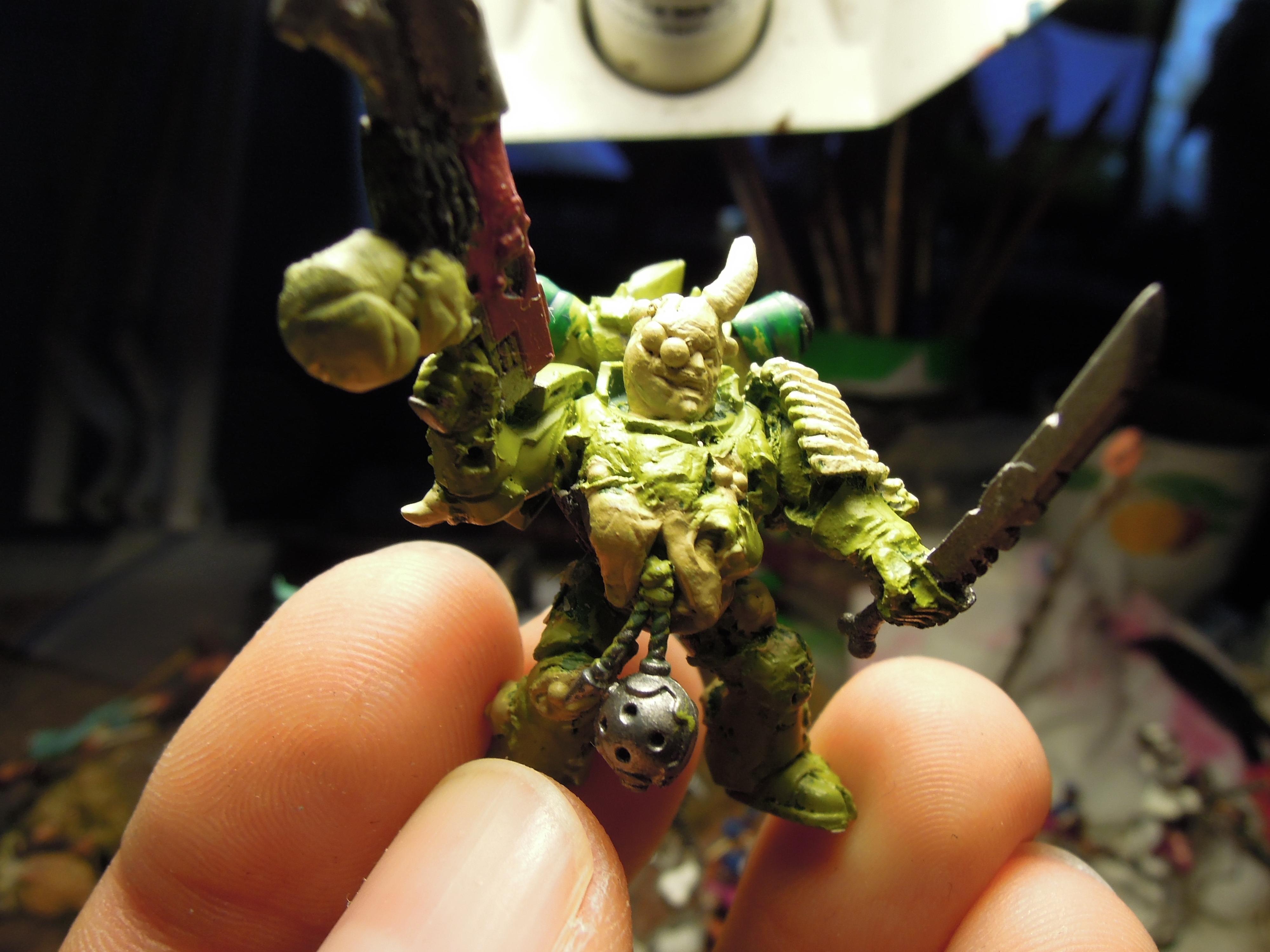 Bile Flamer, Blight, Chaos, Chaos Space Marines, Conversion, Death Guard, Decay, Disease, Heresy, Heretic Astartes, Infantry, Nurgle, Pestilence, Plague, Plague Knife, Plague Marines, Rot, Traitor Legions, Warhammer 40,000, Work In Progress