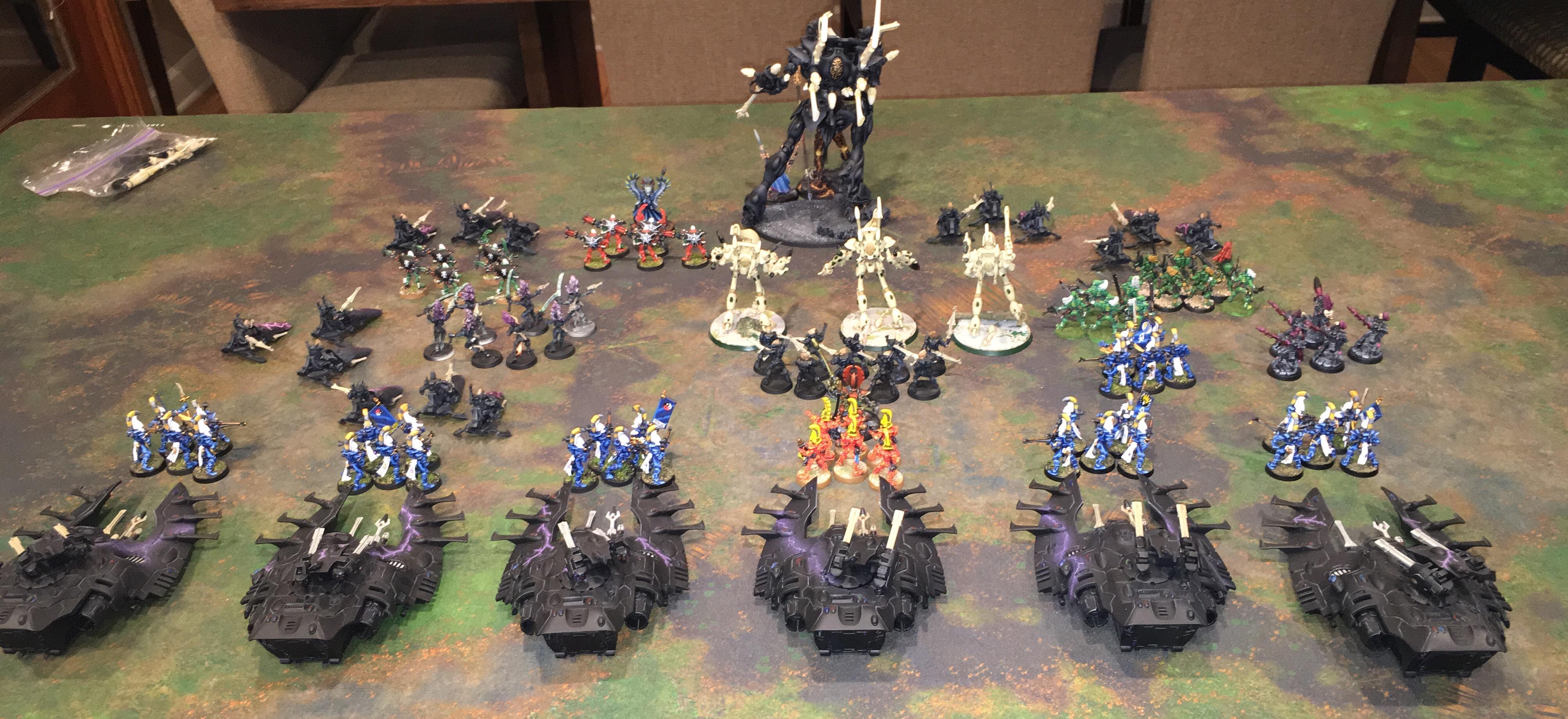 Aeldari, Asuryani, Coven, Drukhari, Harlequins, Ynnari