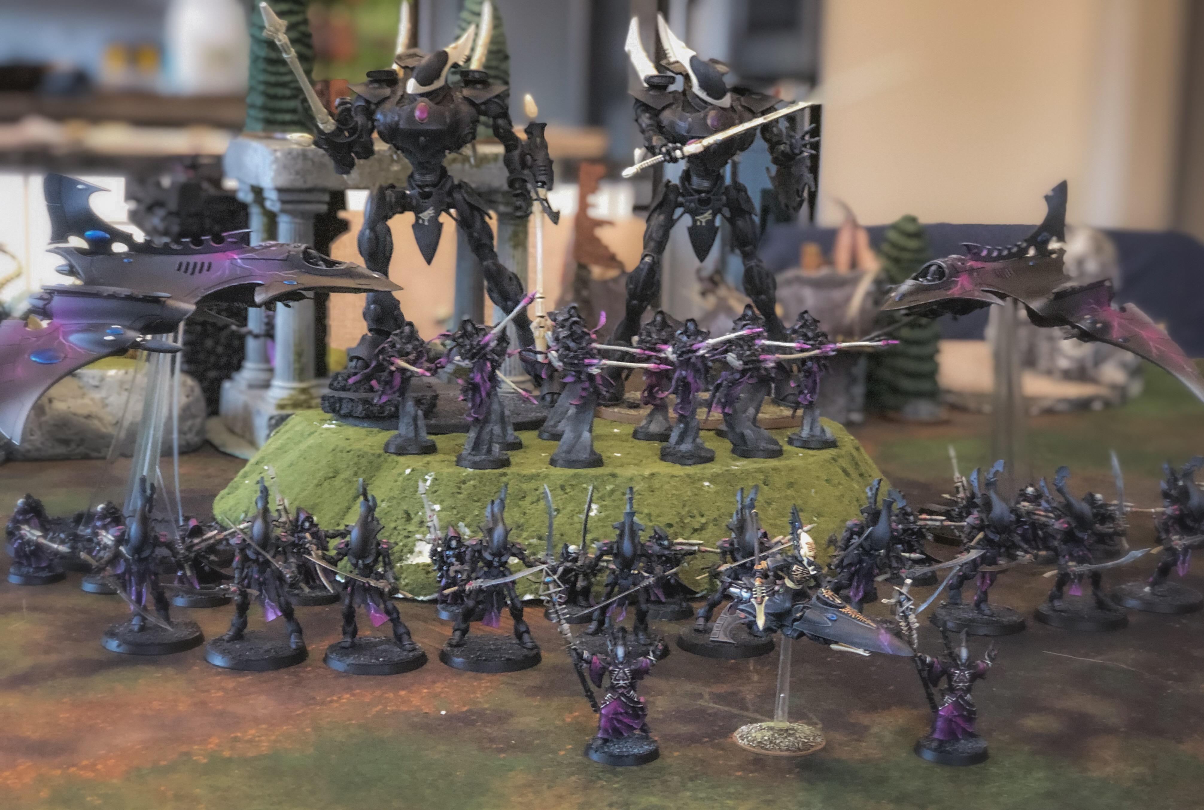 Aeldari, Asuryani, Coven, Drukhari, Harlequins, Ynnari
