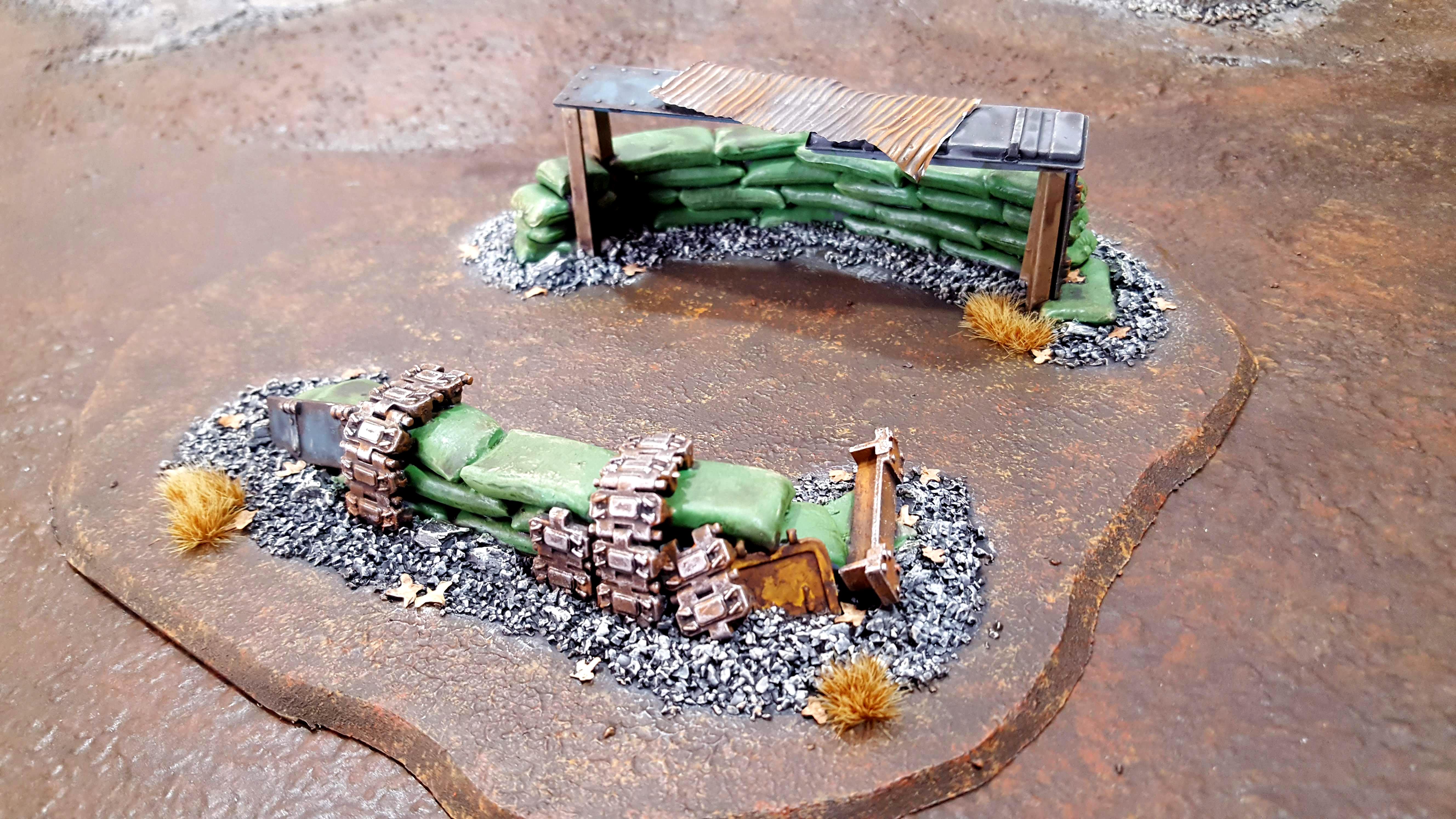 Defensive position detail... quite happy with the rust effects on this one