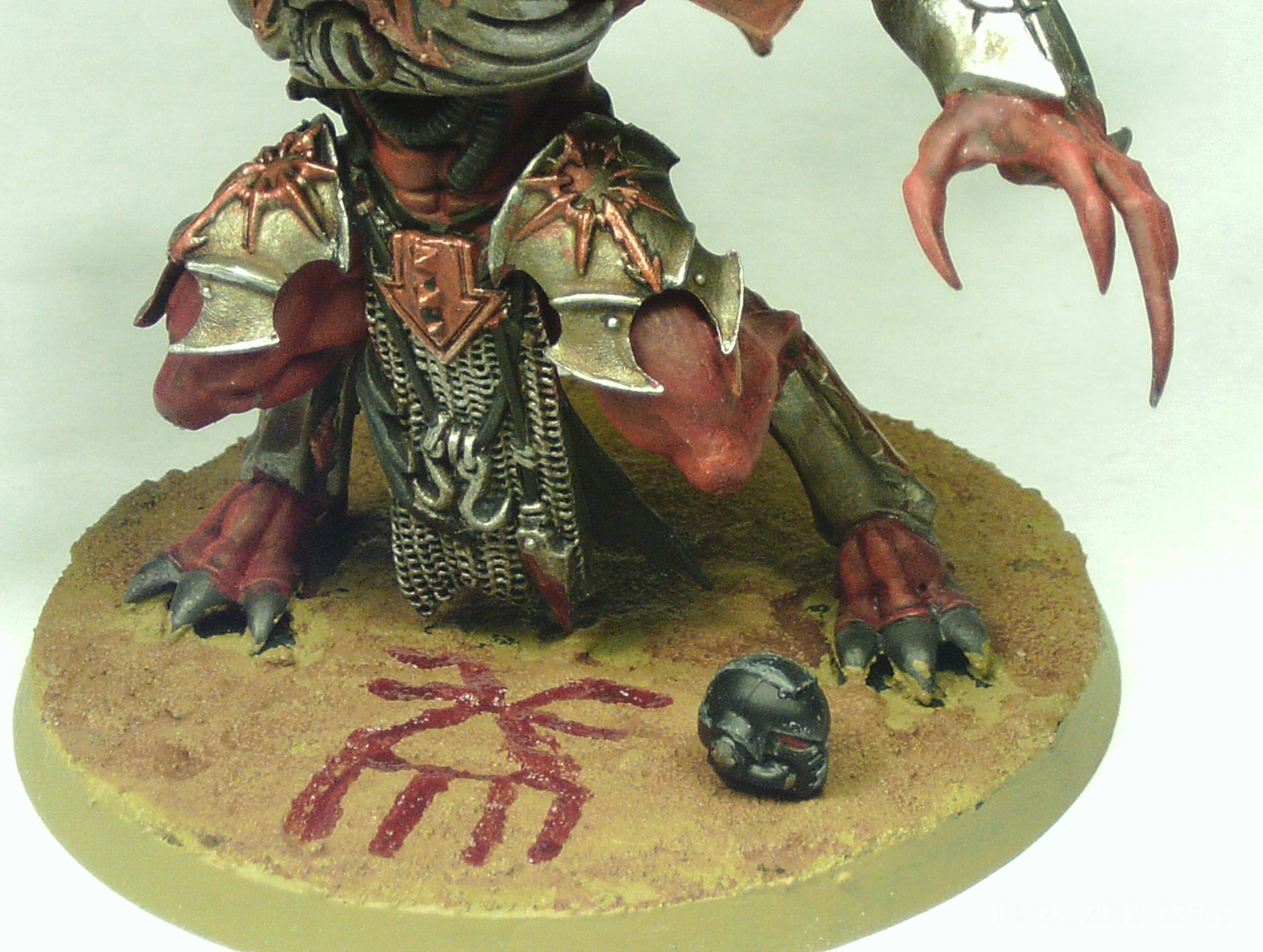 Axe, Blood, Chaos, Daemons, Khorne, Prince, Skull, Winged
