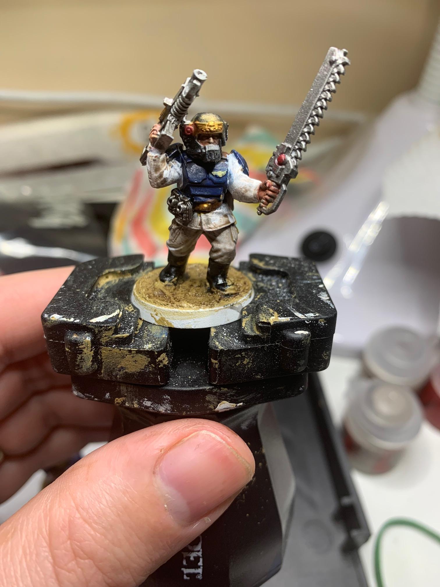Armagedon Dust, Blue, Guardsmen, Imperial Guard, Lasguns, White