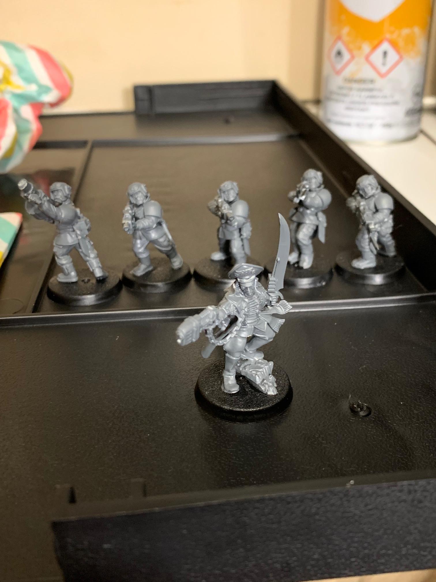 Blue, Guardsmen, Imperial Guard, Lasguns, White