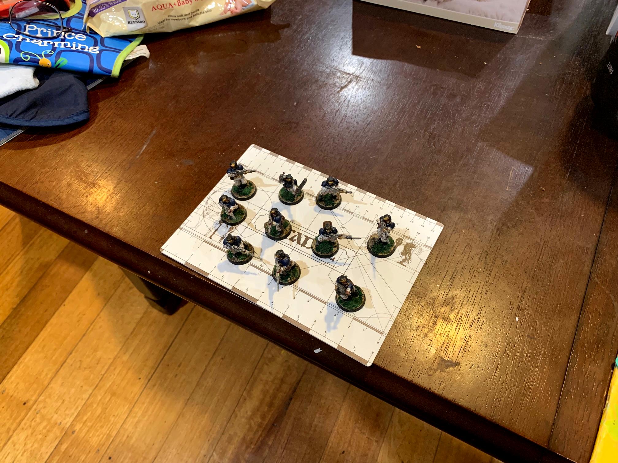 Blue, Guardsmen, Imperial Guard, Lasgun, White