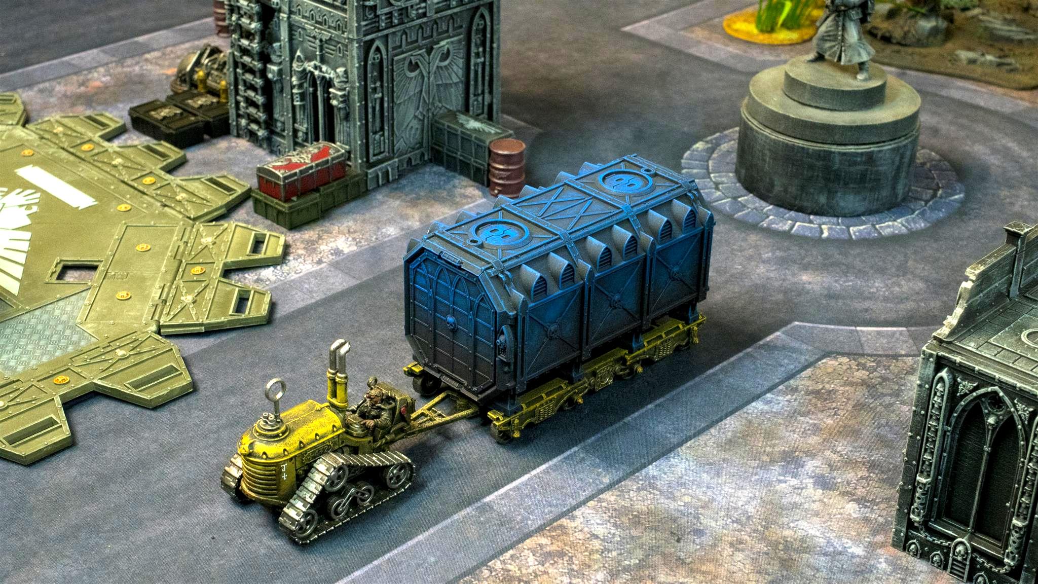40k Terrain, Armored Container, Terrain, Warhammer 40k Terrain